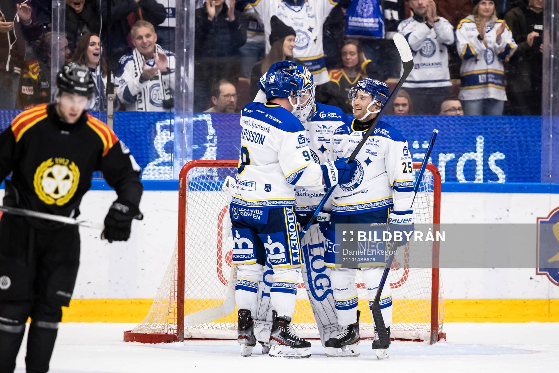 Leksands Carter Camper och Patrik Zackrisson och målvakt