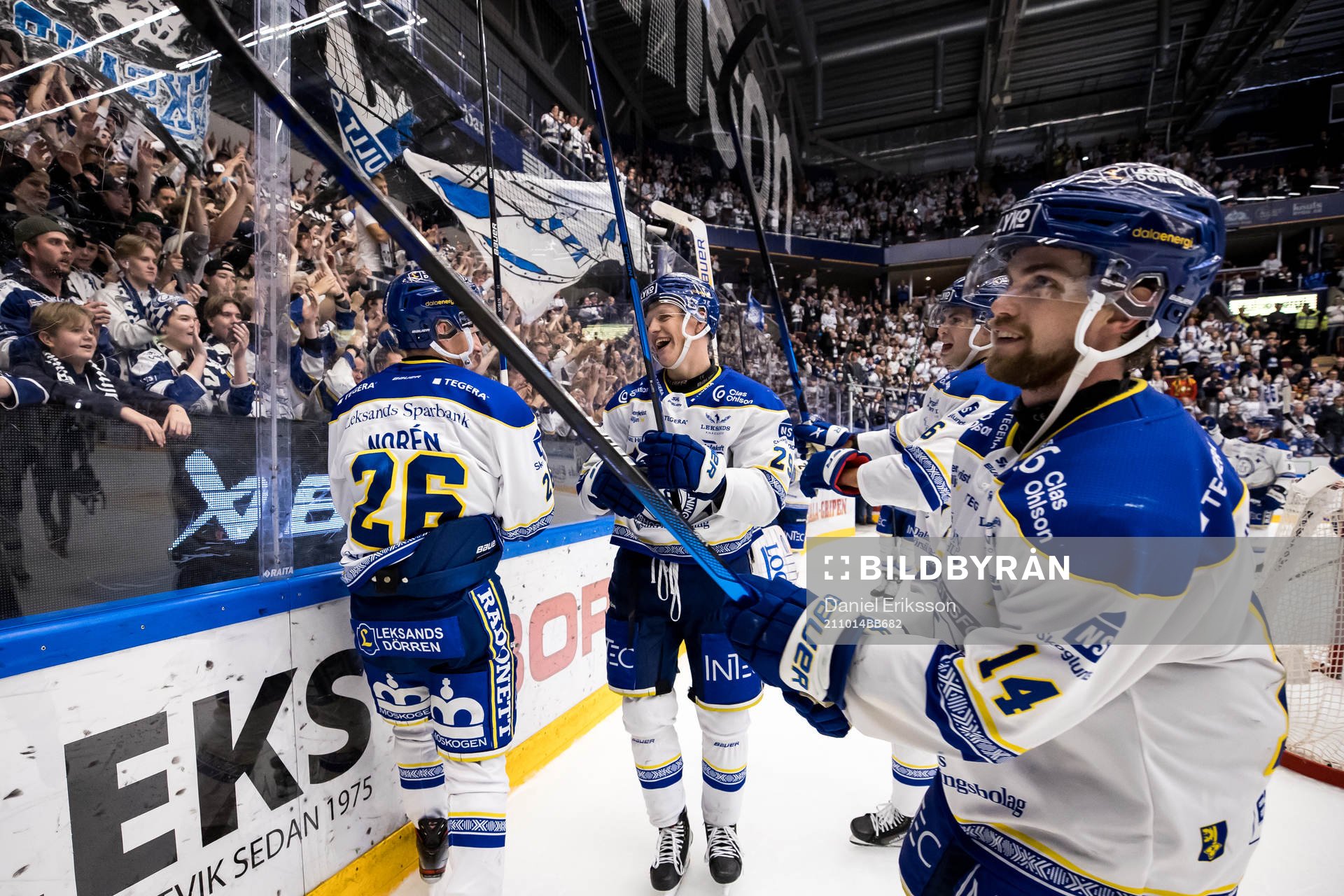 Leksands Emil Heineman jubel