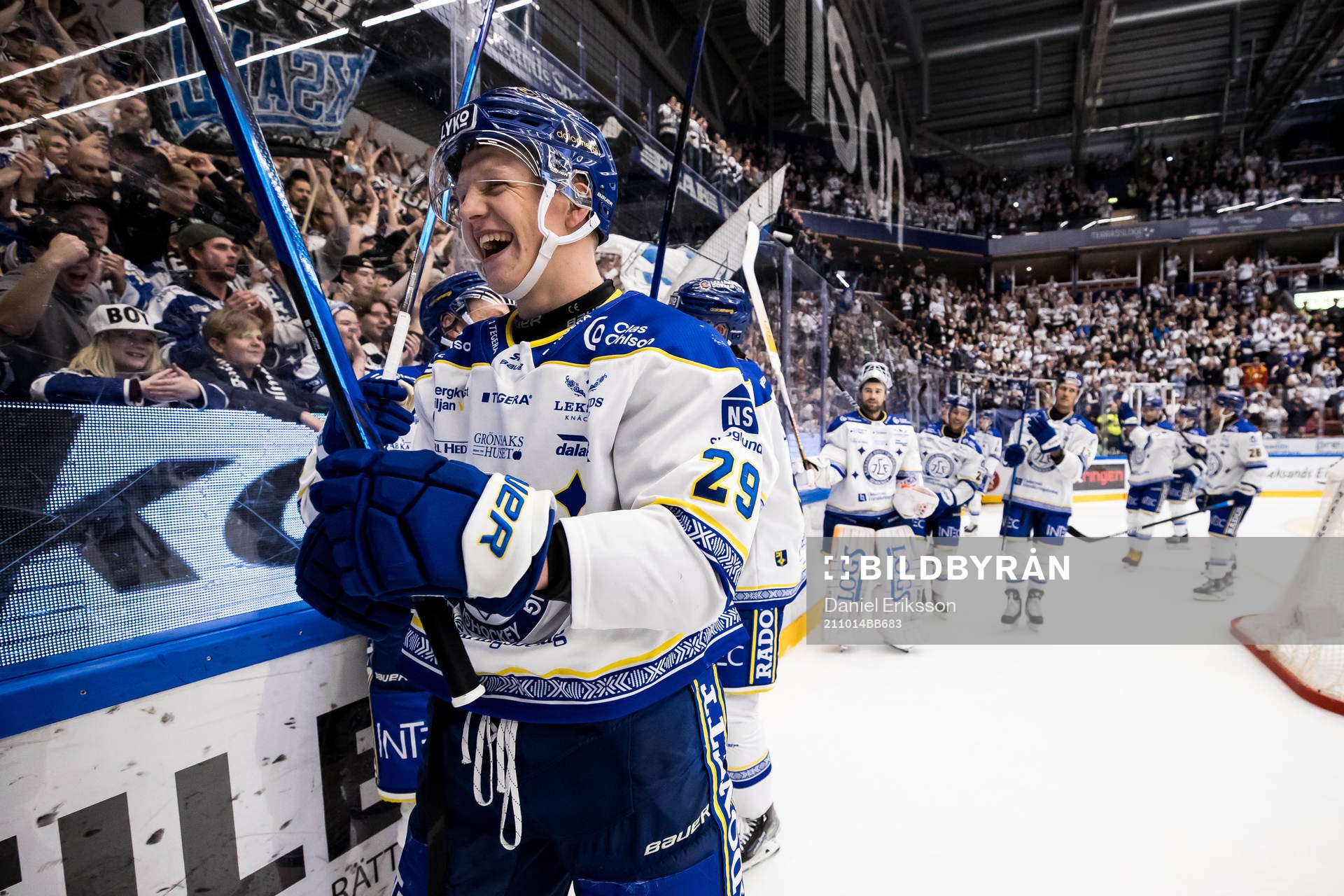 Leksands Emil Heineman jubel