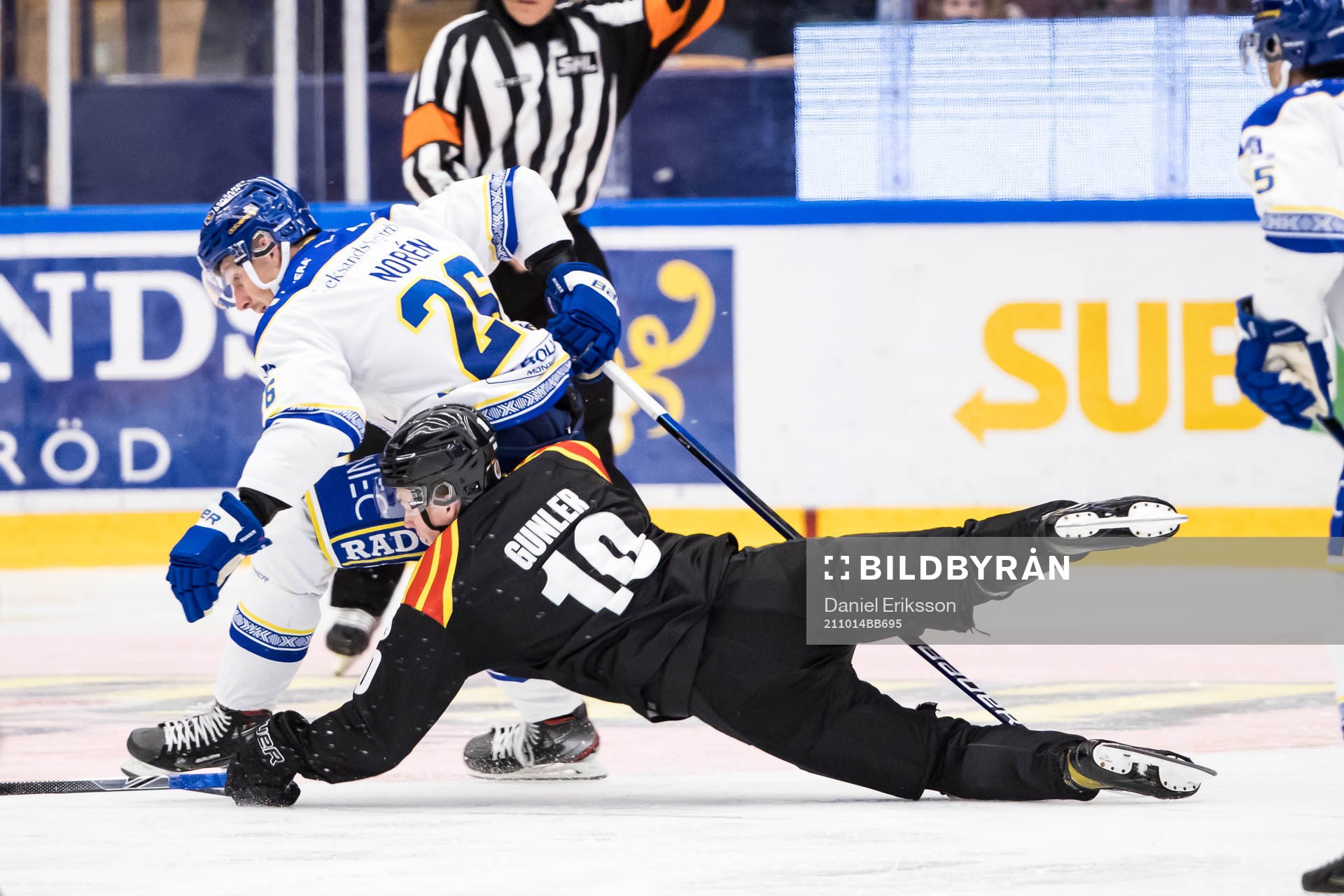 Leksands Patrik Norén och Brynäs Noel Gunler