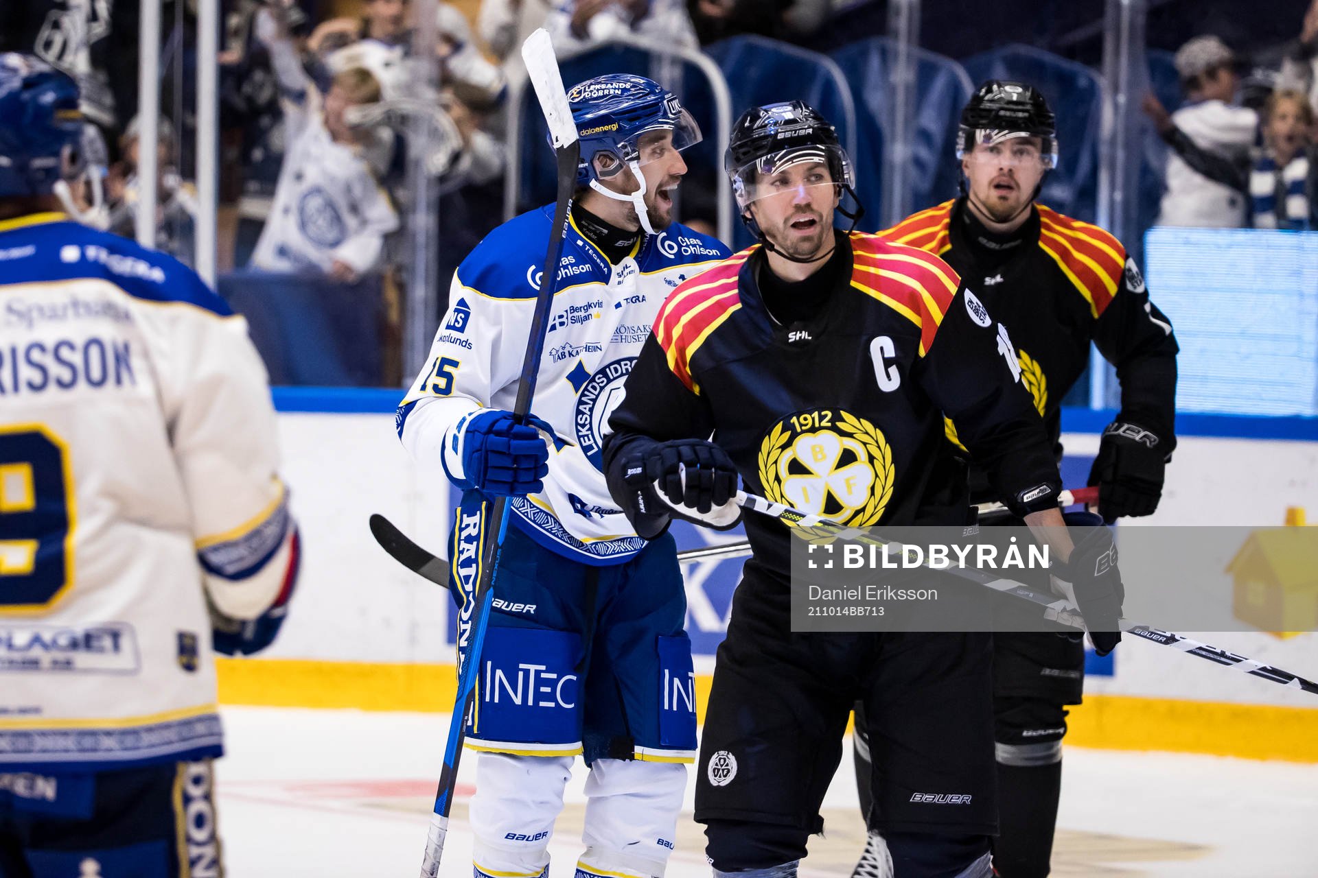 Leksands Max Veronneau jubel