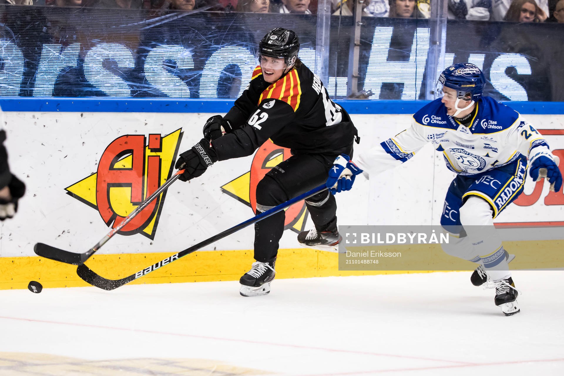 Brynäs Tom Hedberg och Leksands Isak Rosén