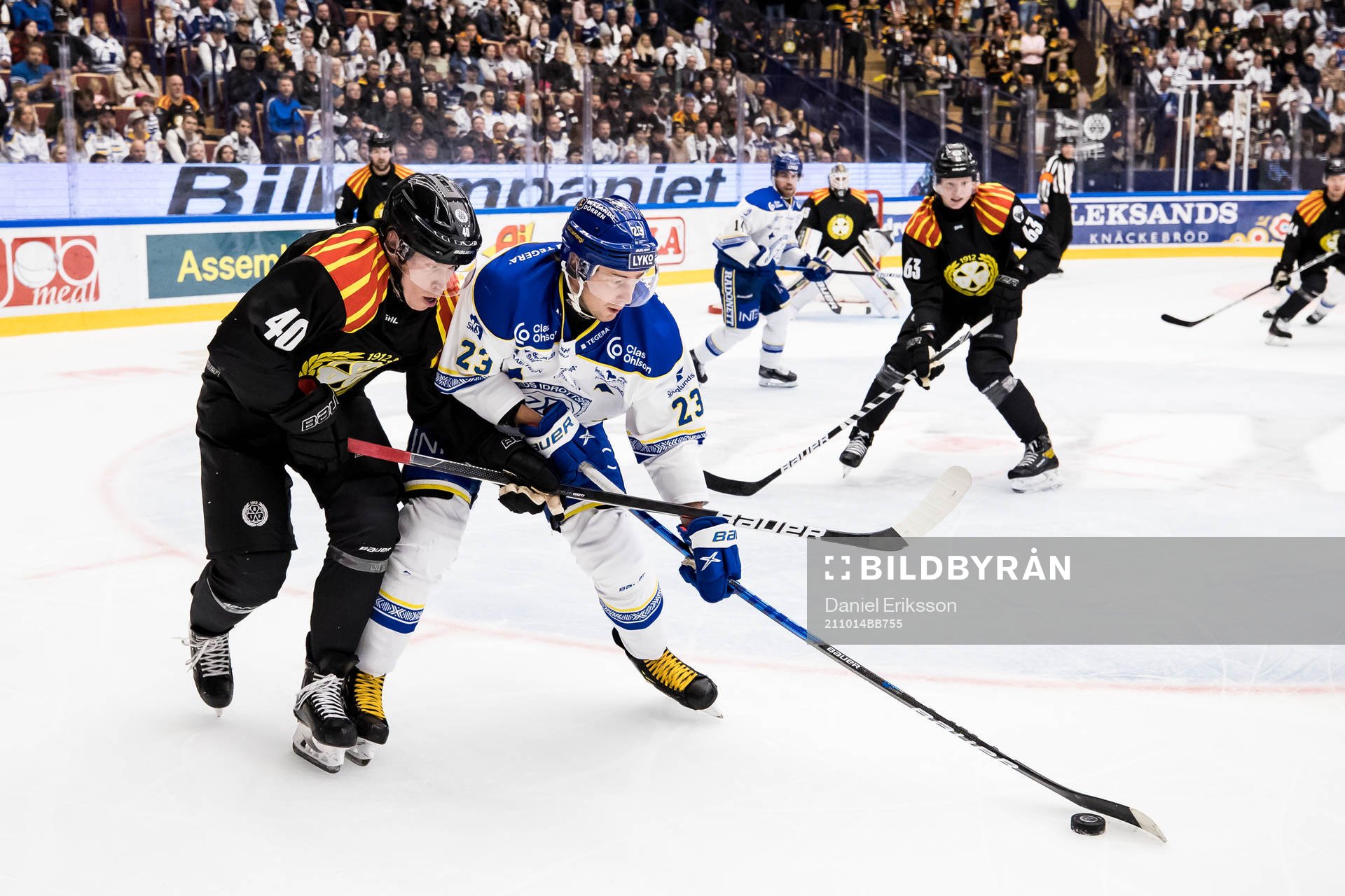 Brynäs Tomi Sallinen och Leksands Mikael Ruohomaa