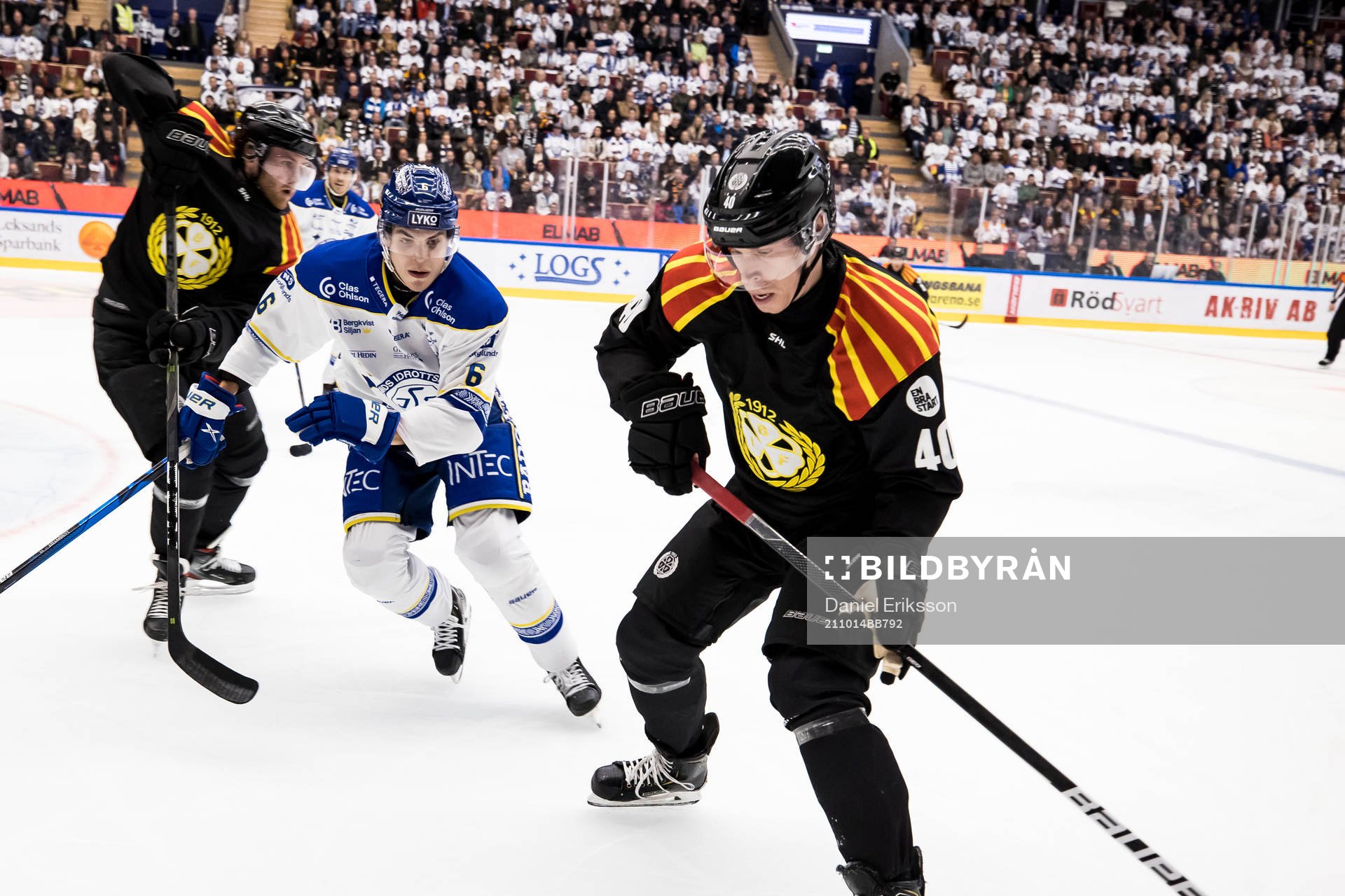 Leksands Alexander Lundqvist och Brynäs Tomi Sallinen