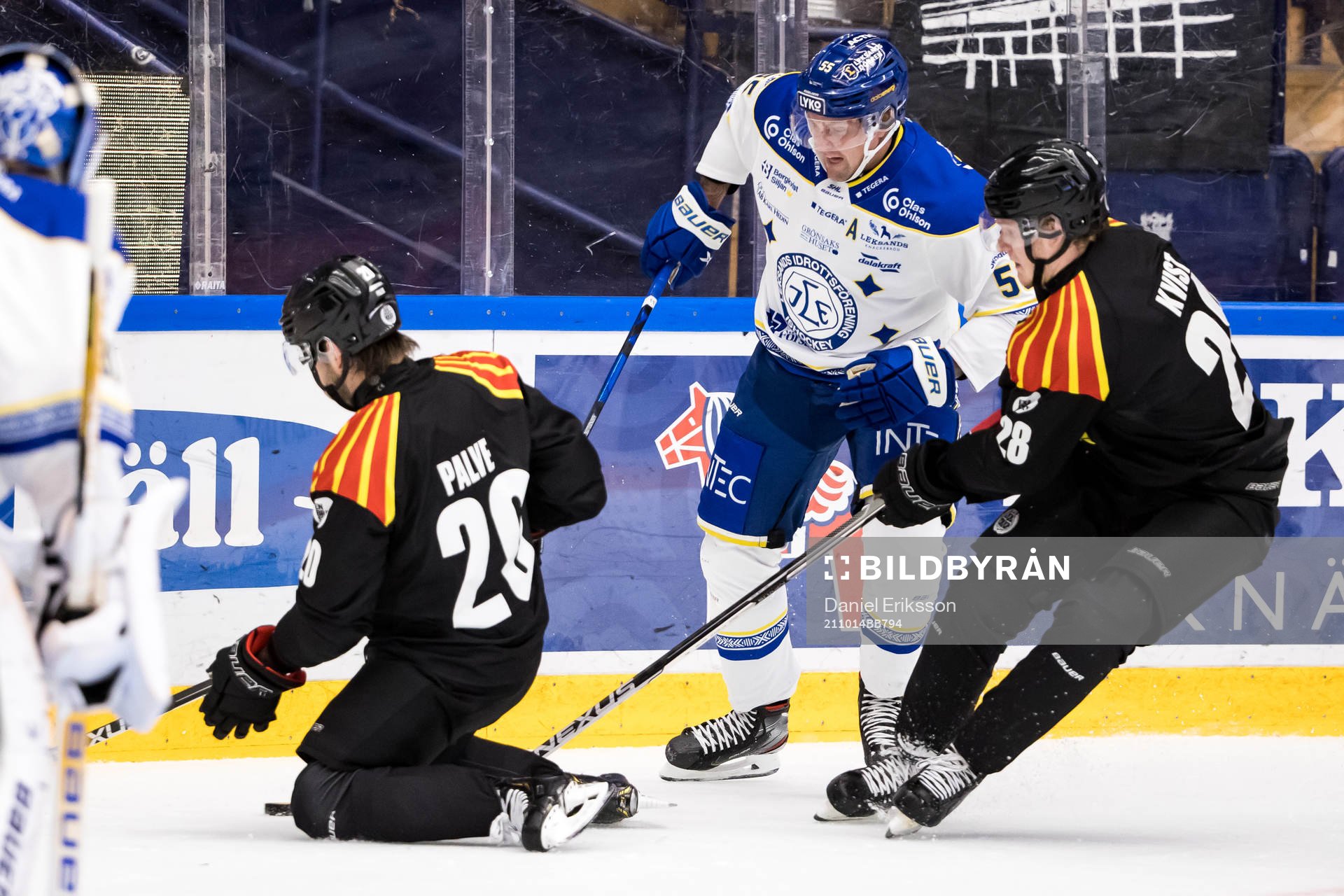 Leksands Jonas Ahnelöv och Brynäs Oskar Kvist