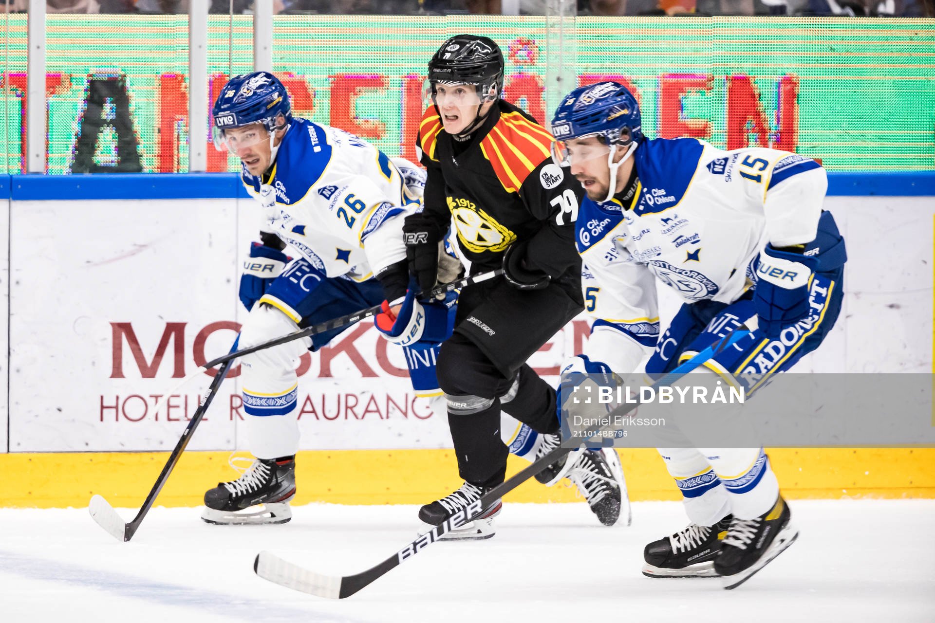 Leksands Patrik Norén och Brynäs Daniel Mannberg och