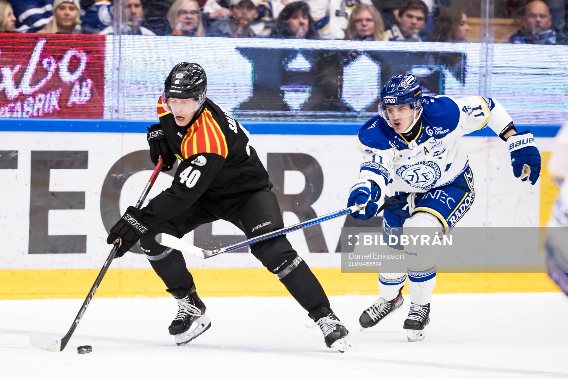 Brynäs Tomi Sallinen och Leksands Martin Karlsson