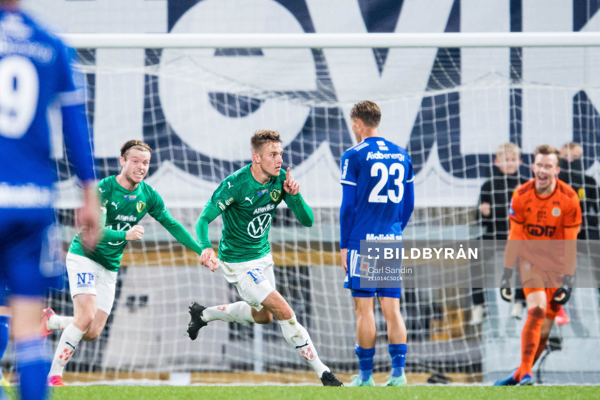 Jönköpings Daniel Strandsäter jublar