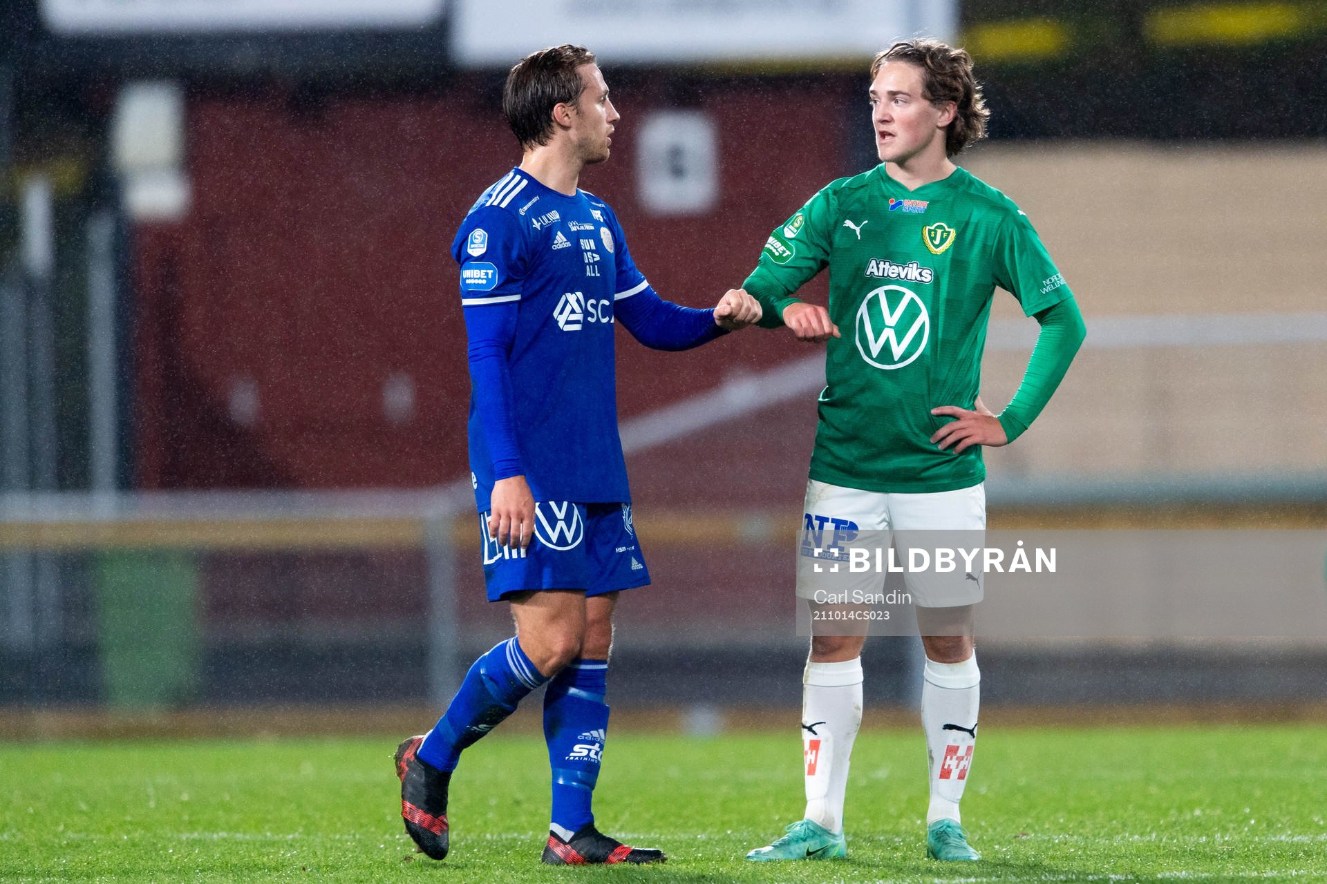 Sundsvalls Daniel Stensson och Jönköpings Erik Johansson