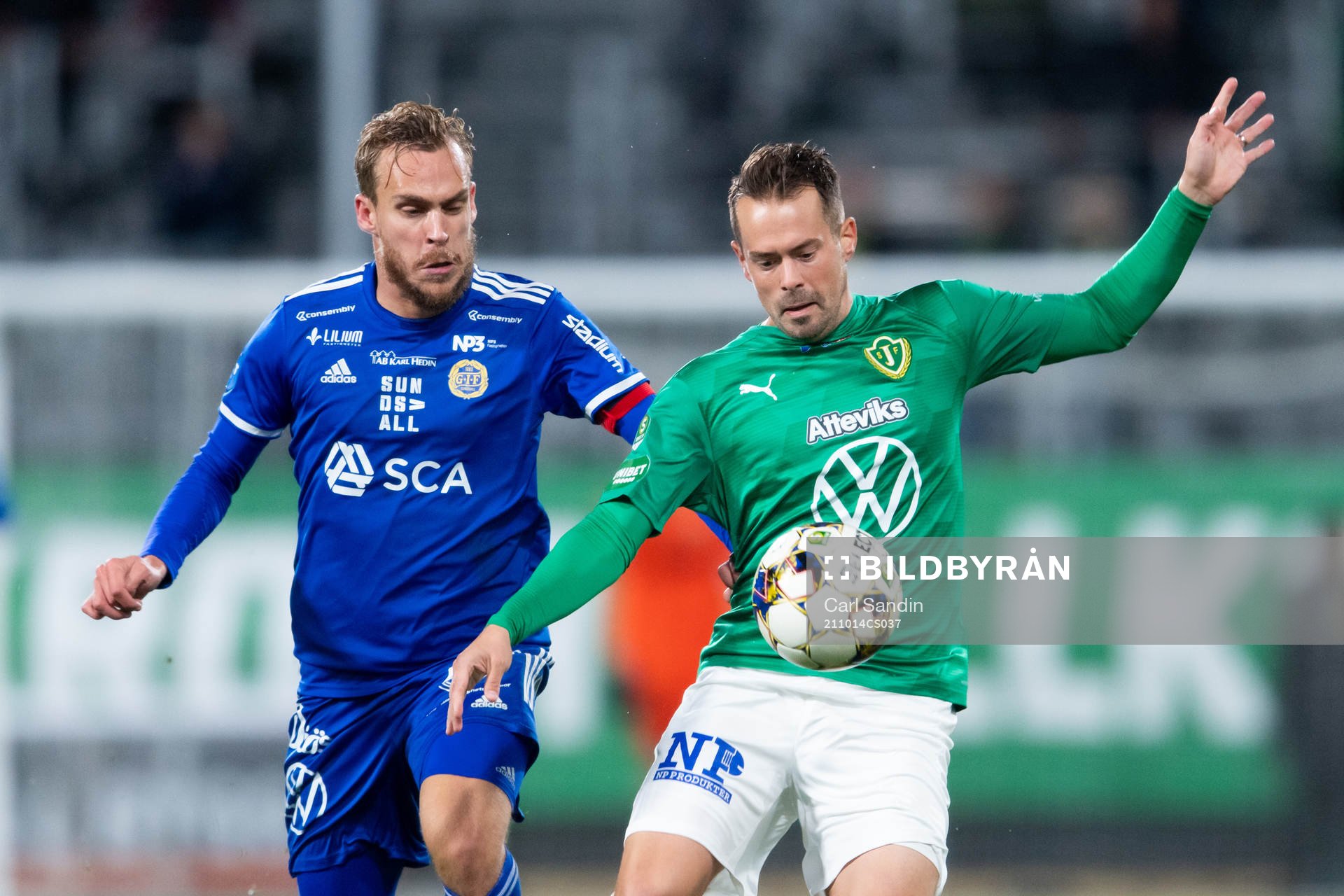 Sundsvalls Pontus Engblom och  Jönköpings Fredric Fendrich