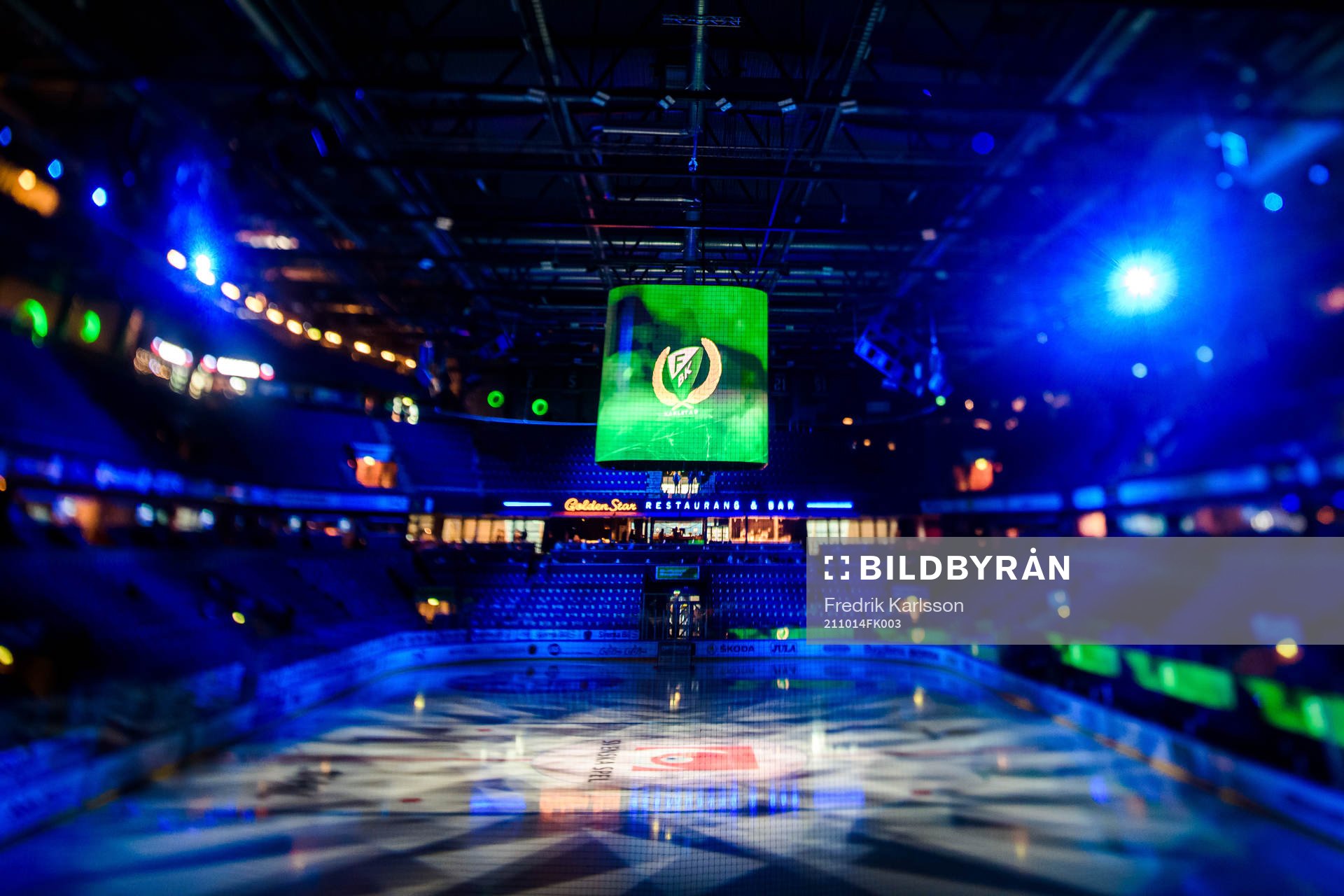 Interiör av Löfbergs Arena