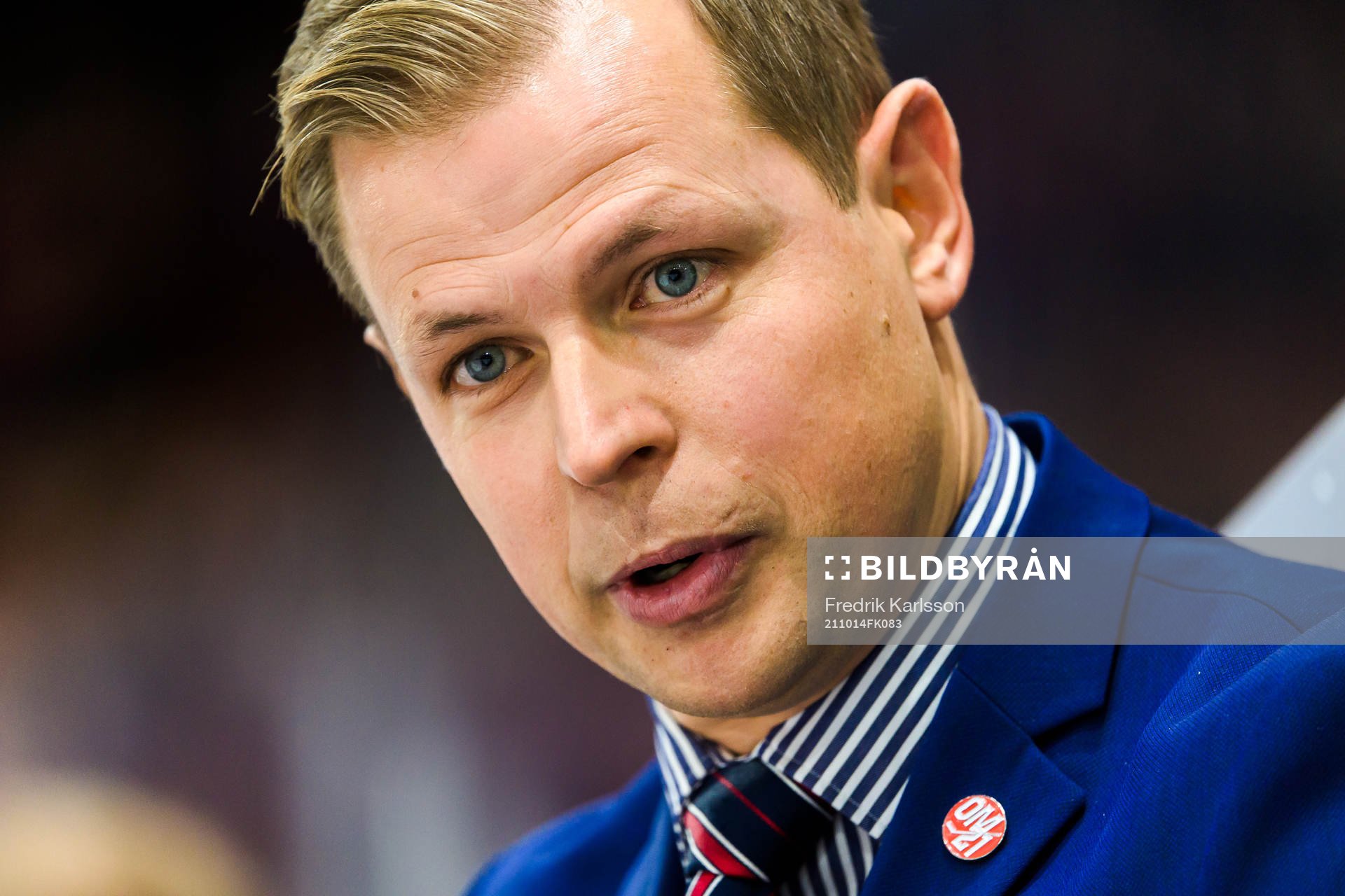 Oskarshamns tränare Martin Filander