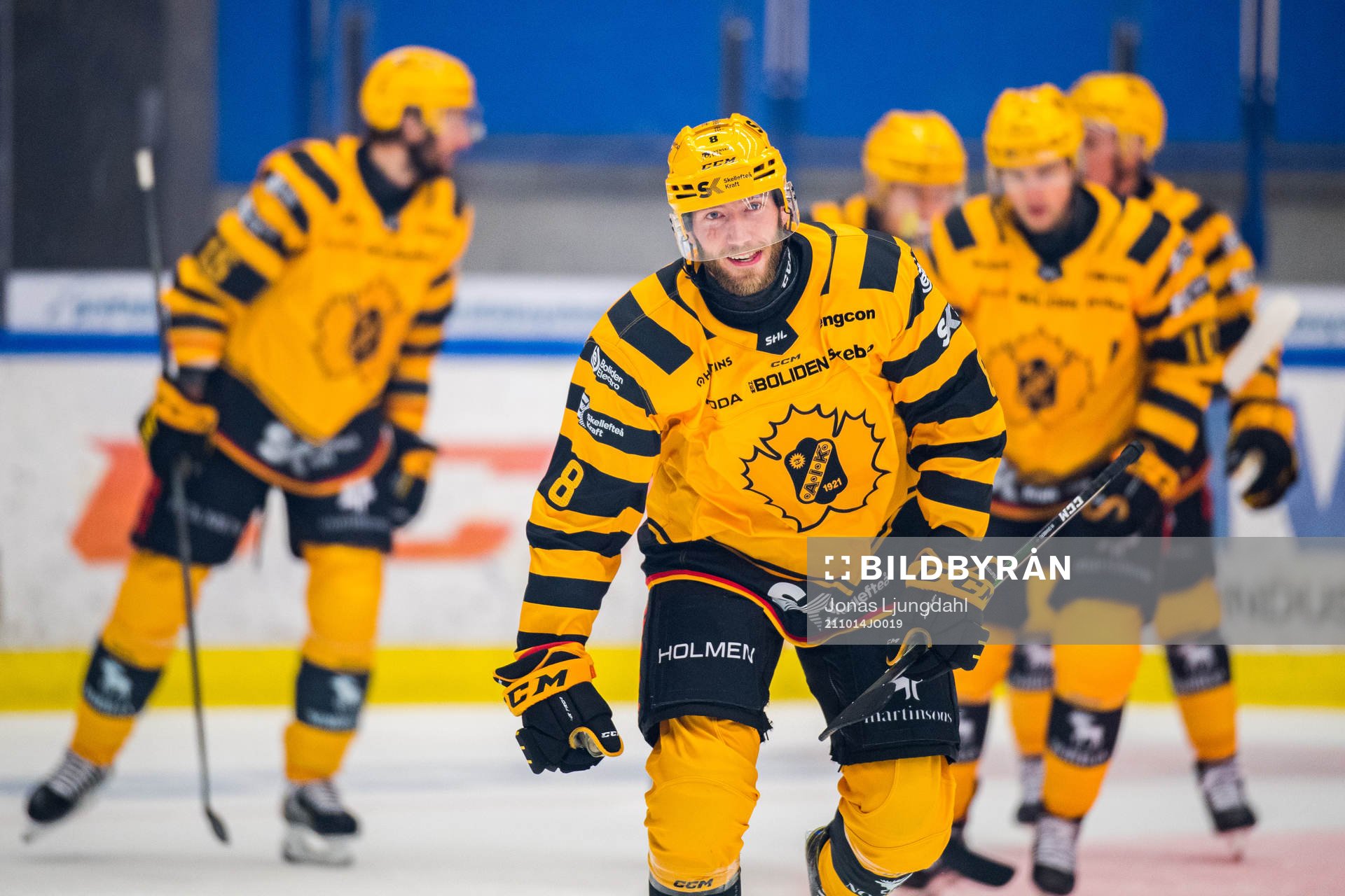 Skellefteås Petter Granberg jublar