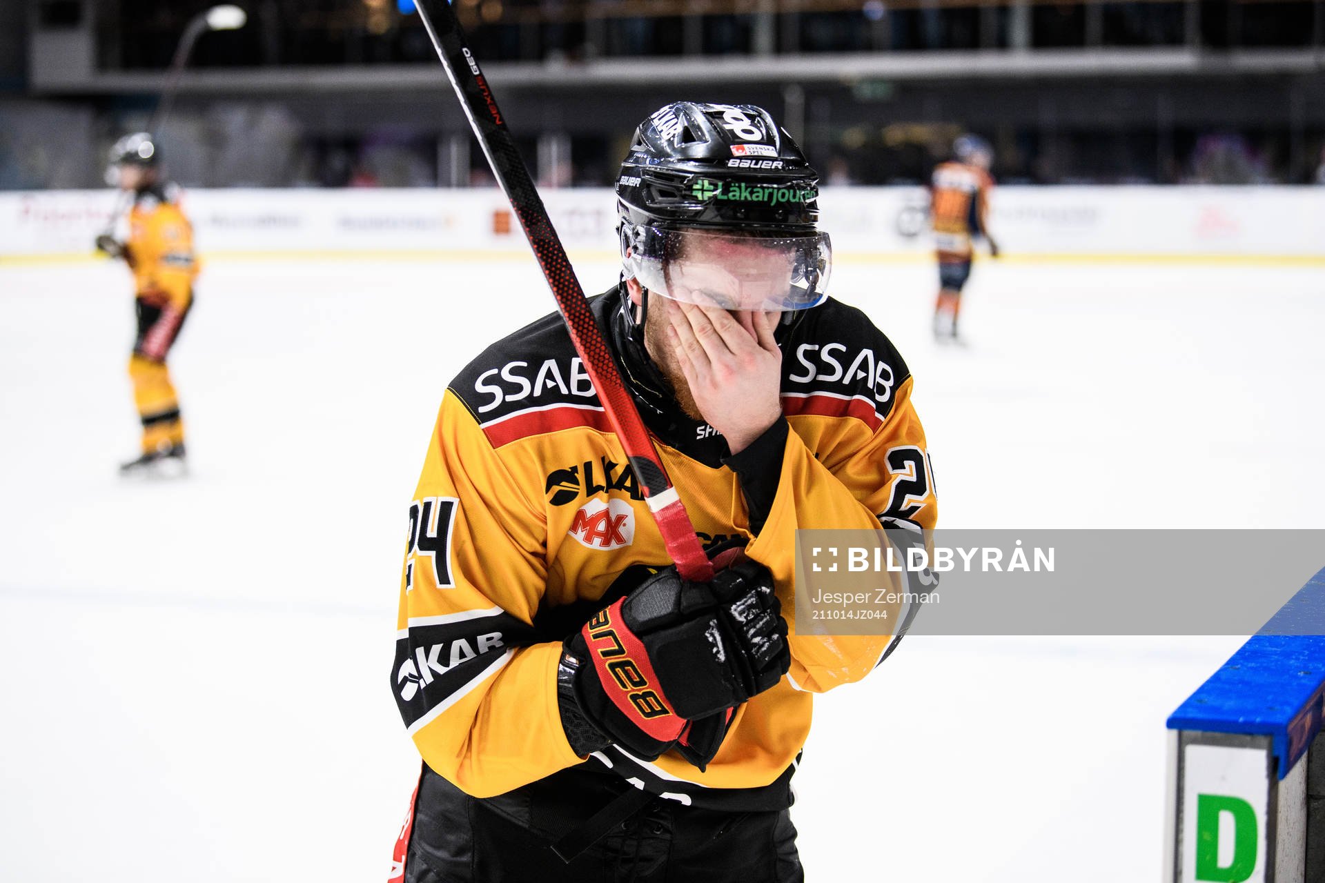 Luleås Brendan Shinnimin har ont