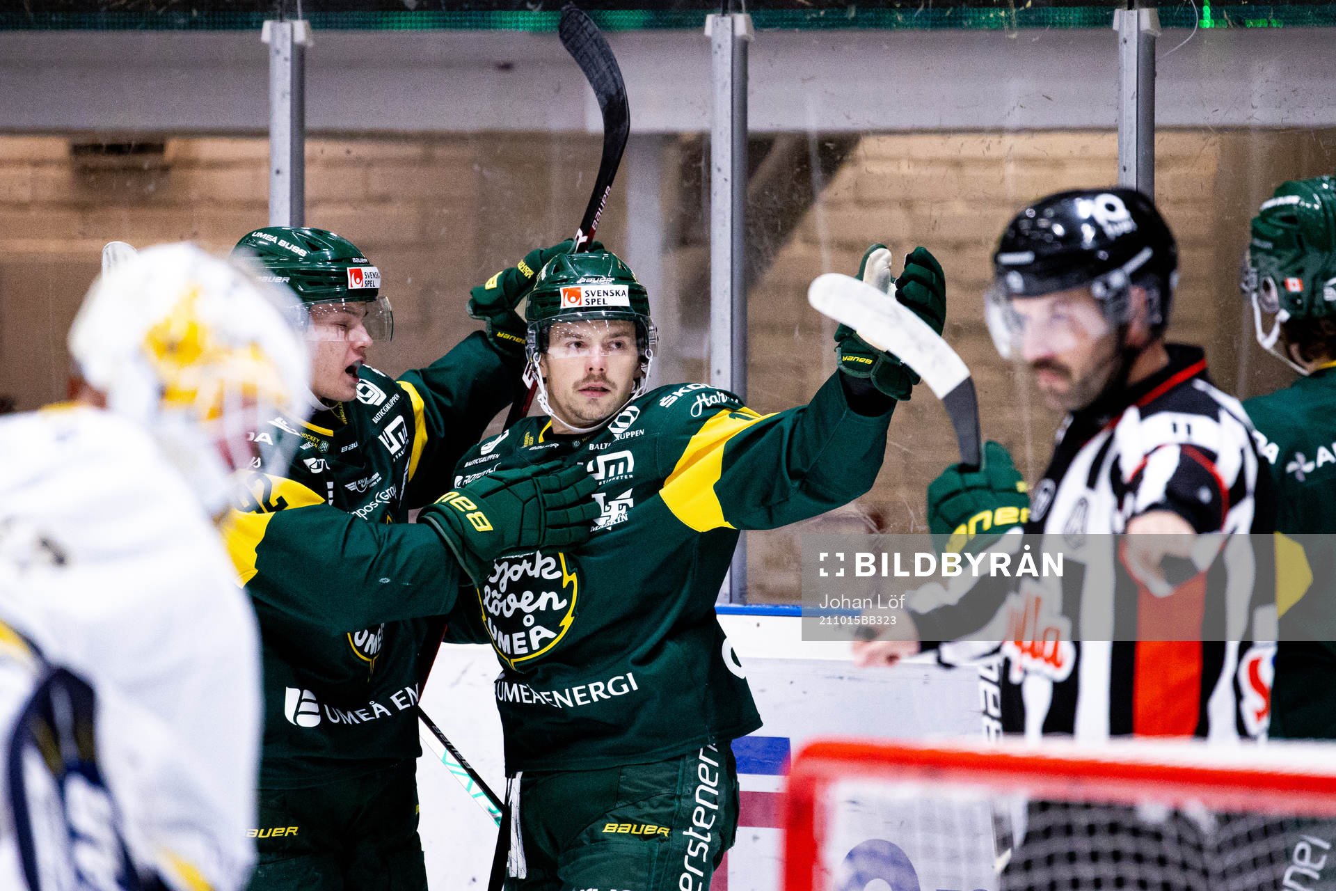 Björklövens Gerry Fitzgerald jublar