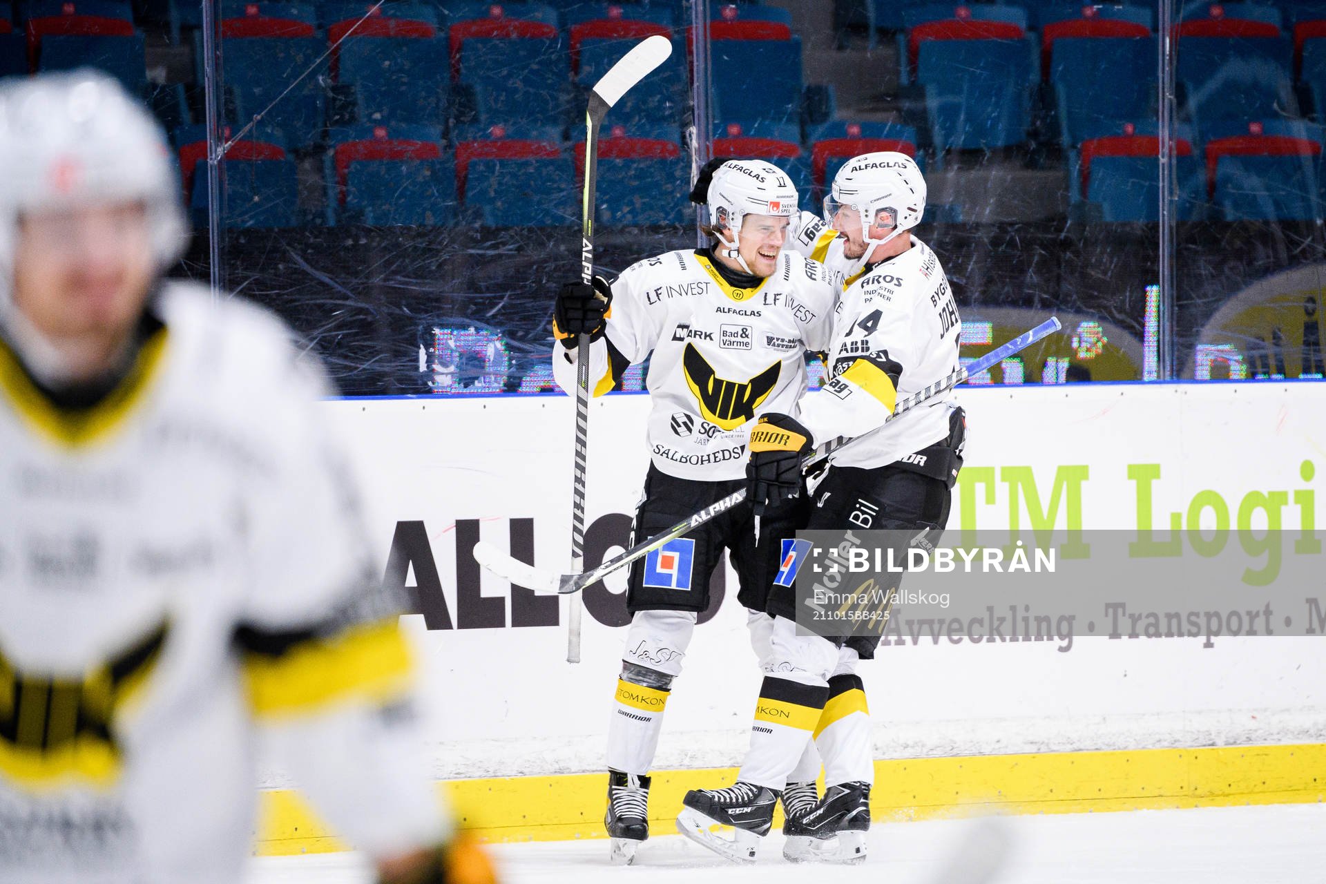 Västerås William Wikman och Jesper Johansson jublar