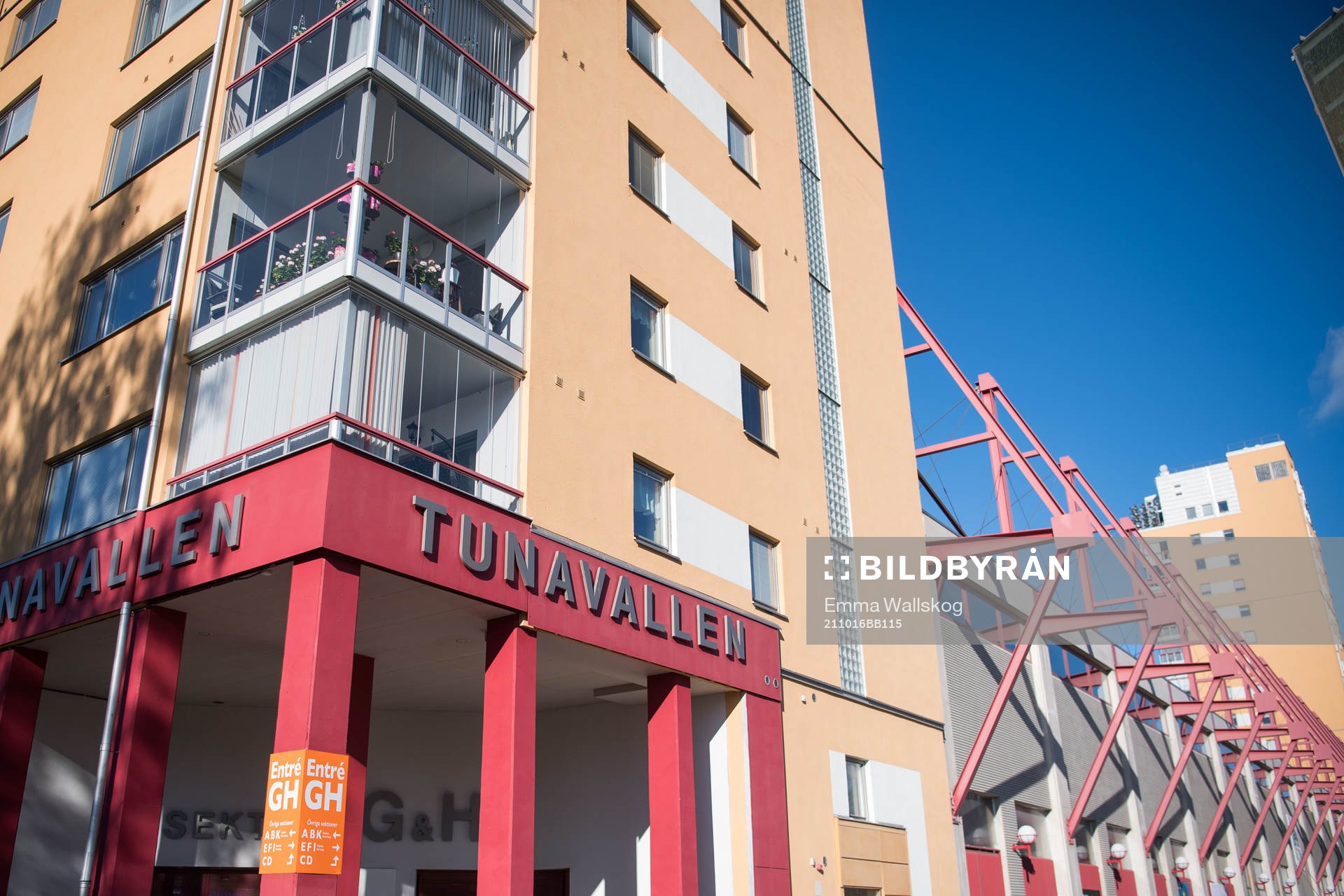 Tunavallen innan fotbollsmatchen i Superettan mellan AFC