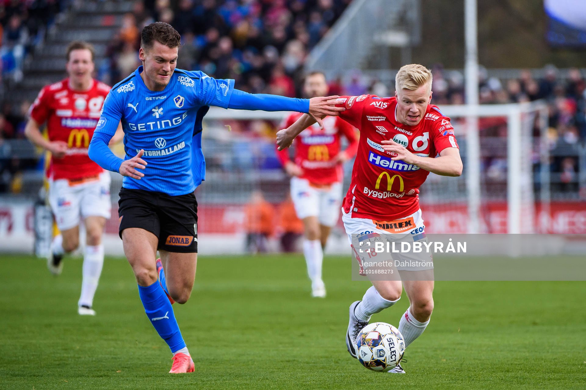 Halmstads Samuel Kroon och Degerfors Karl Axel Lindahl