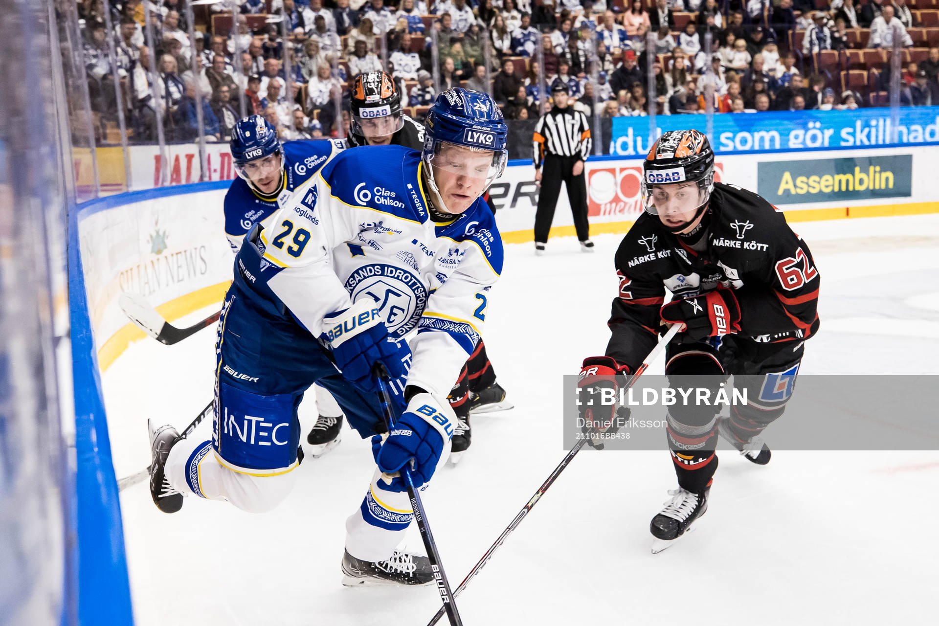 Leksands Emil Heineman och Örebros Robert Leino