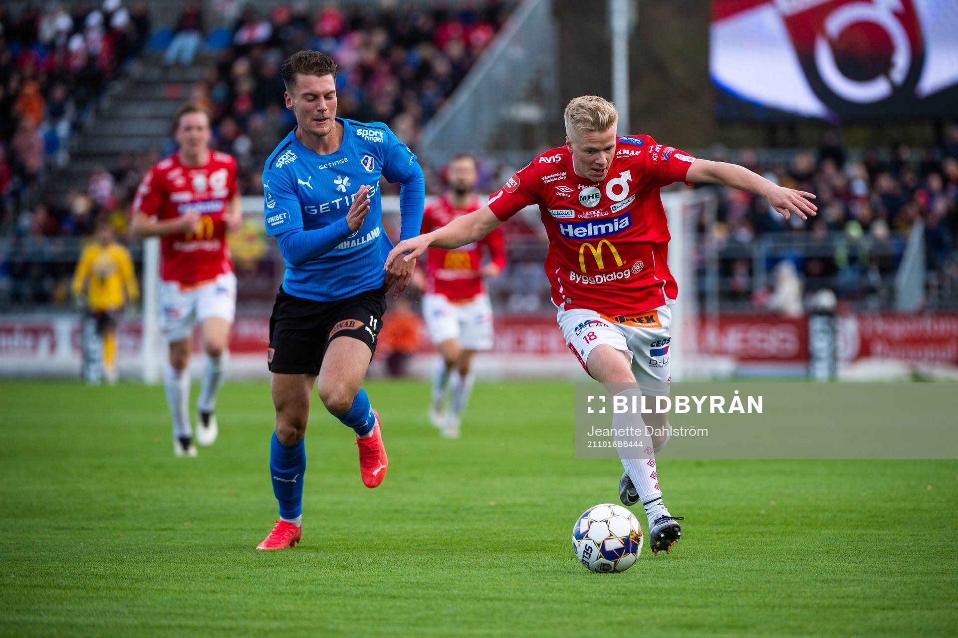 Halmstads Samuel Kroon och Degerfors Karl Axel Lindahl
