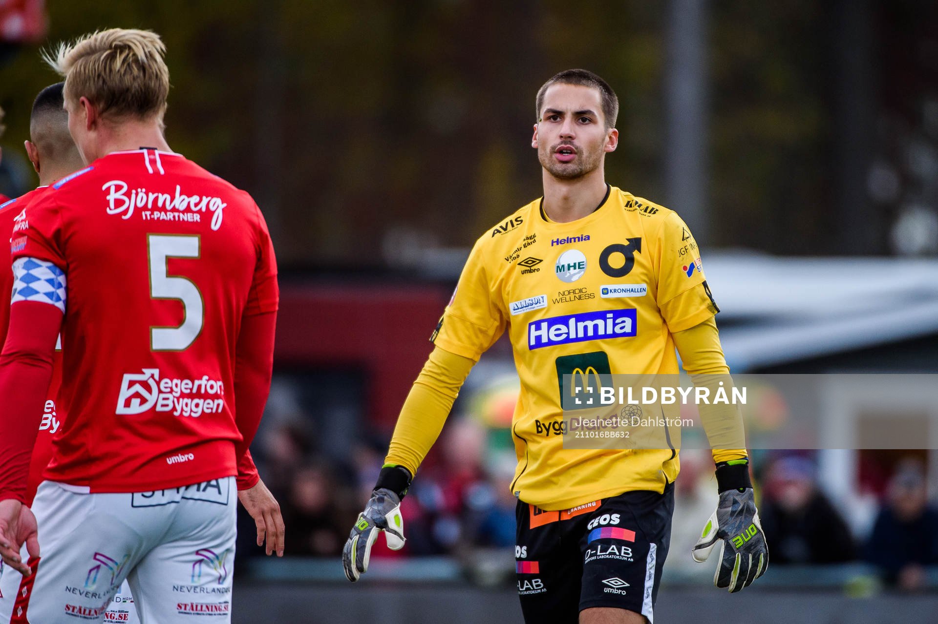 Degerfors målvakt Alfie Malik Whiteman
