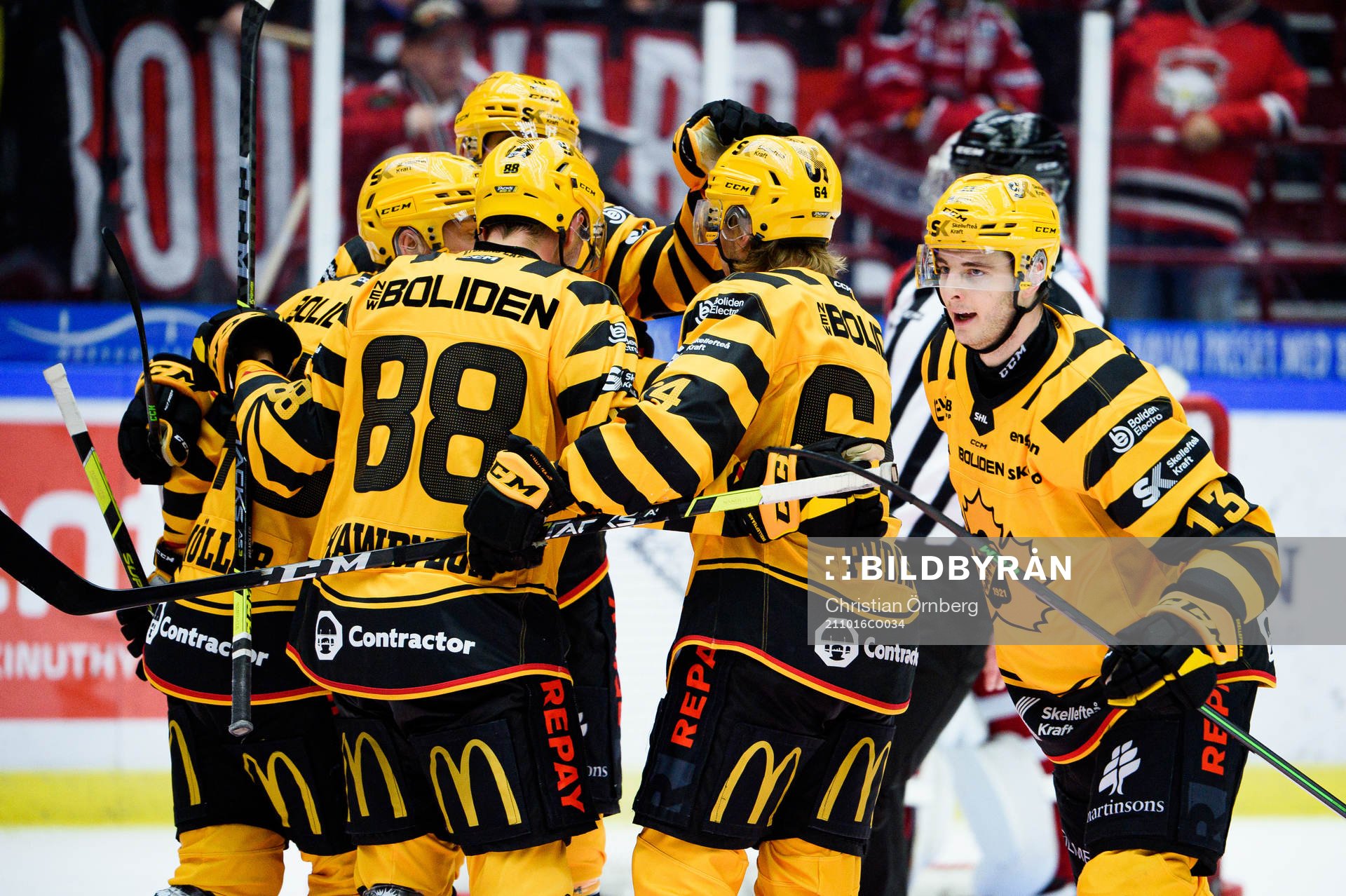 under ishockeymatchen i SHL mellan Malmö Redhawks och