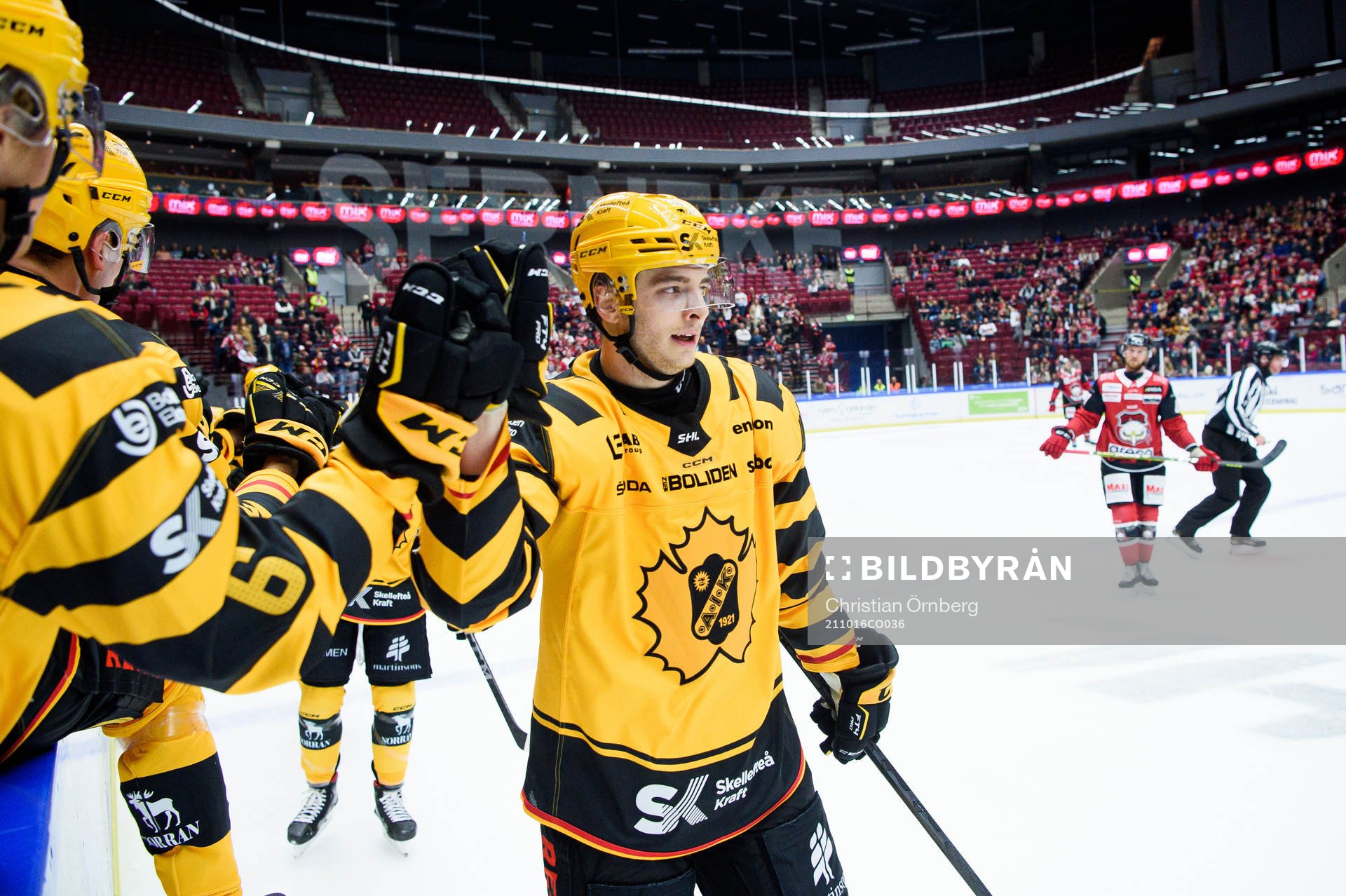 Skellefteås Stefan Loibl jublar
