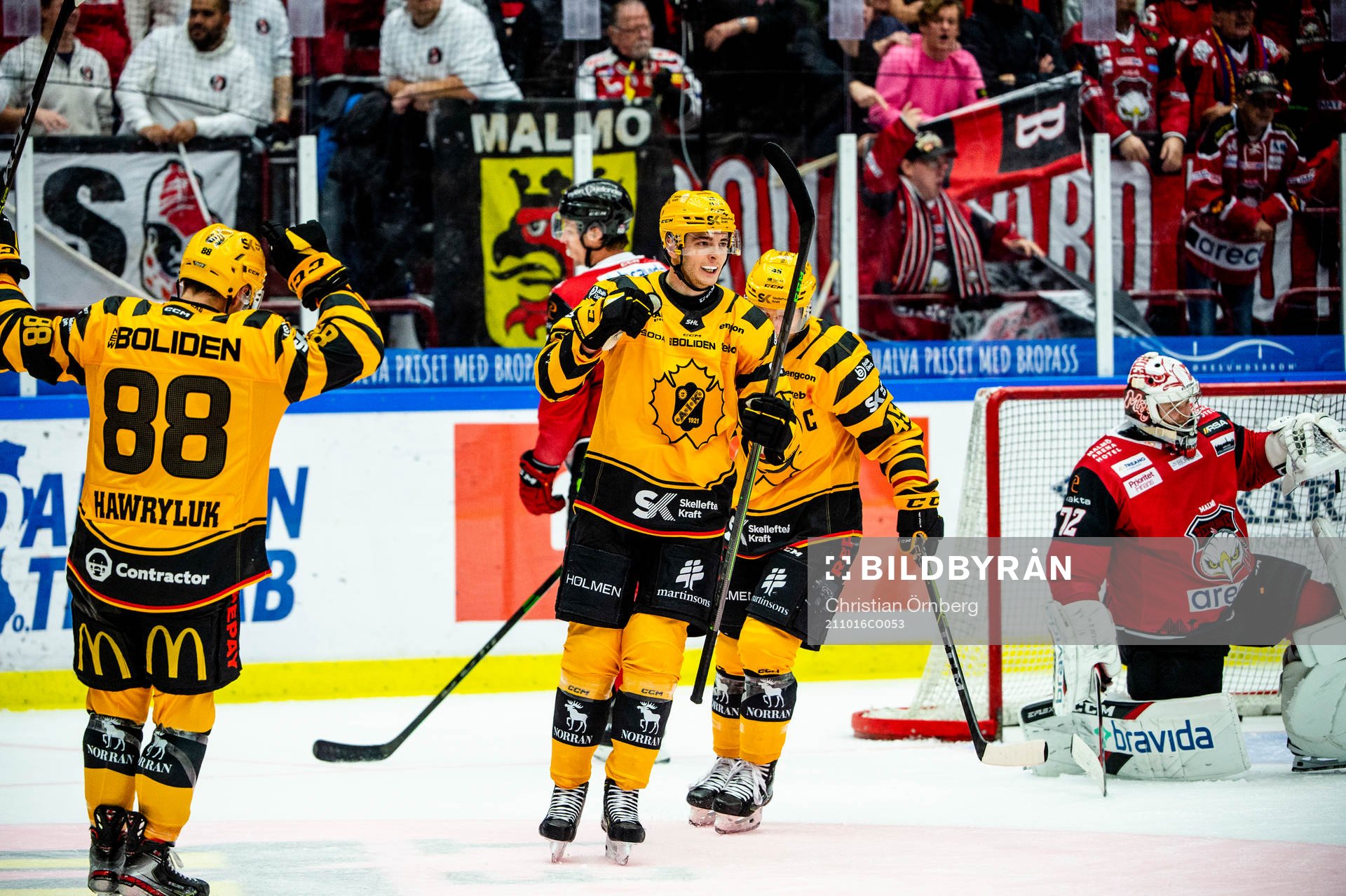 Skellefteås Stefan Loibl jublar