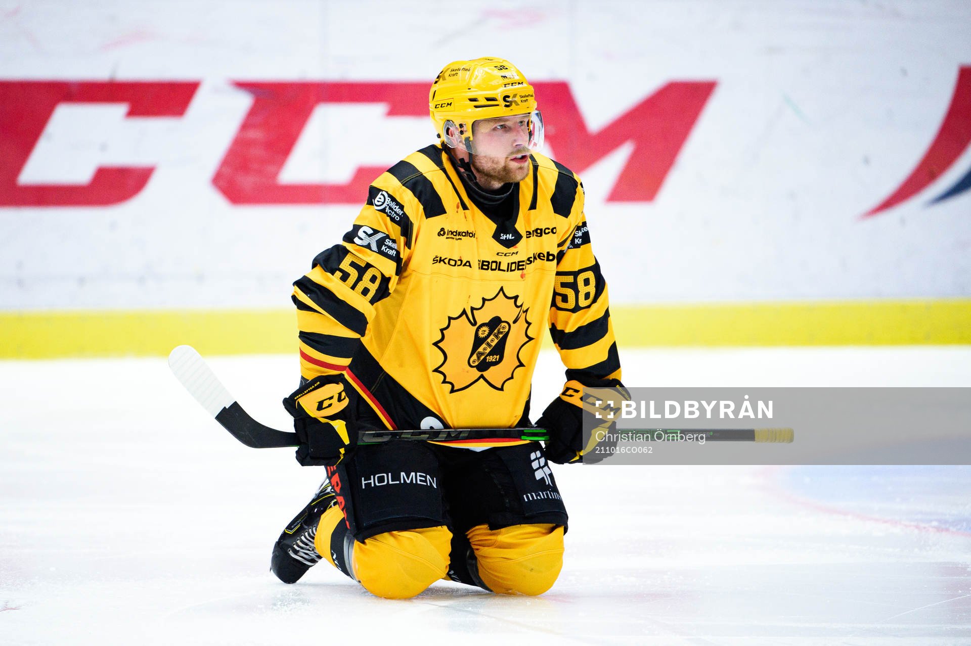 Skellefteås Oskar Nilsson deppar
