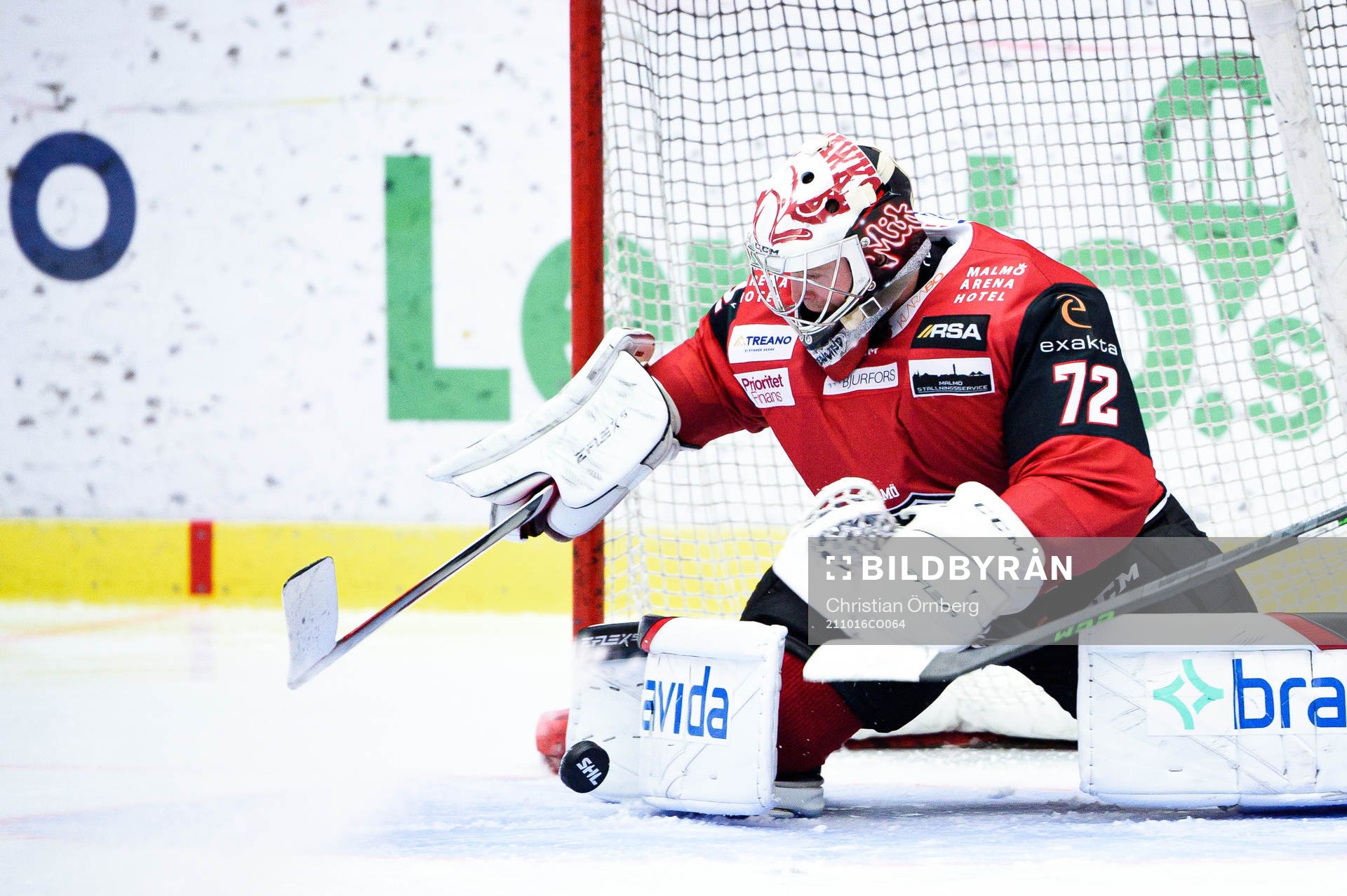 Malmö Redhawks målvakt Daniel Marmenlind