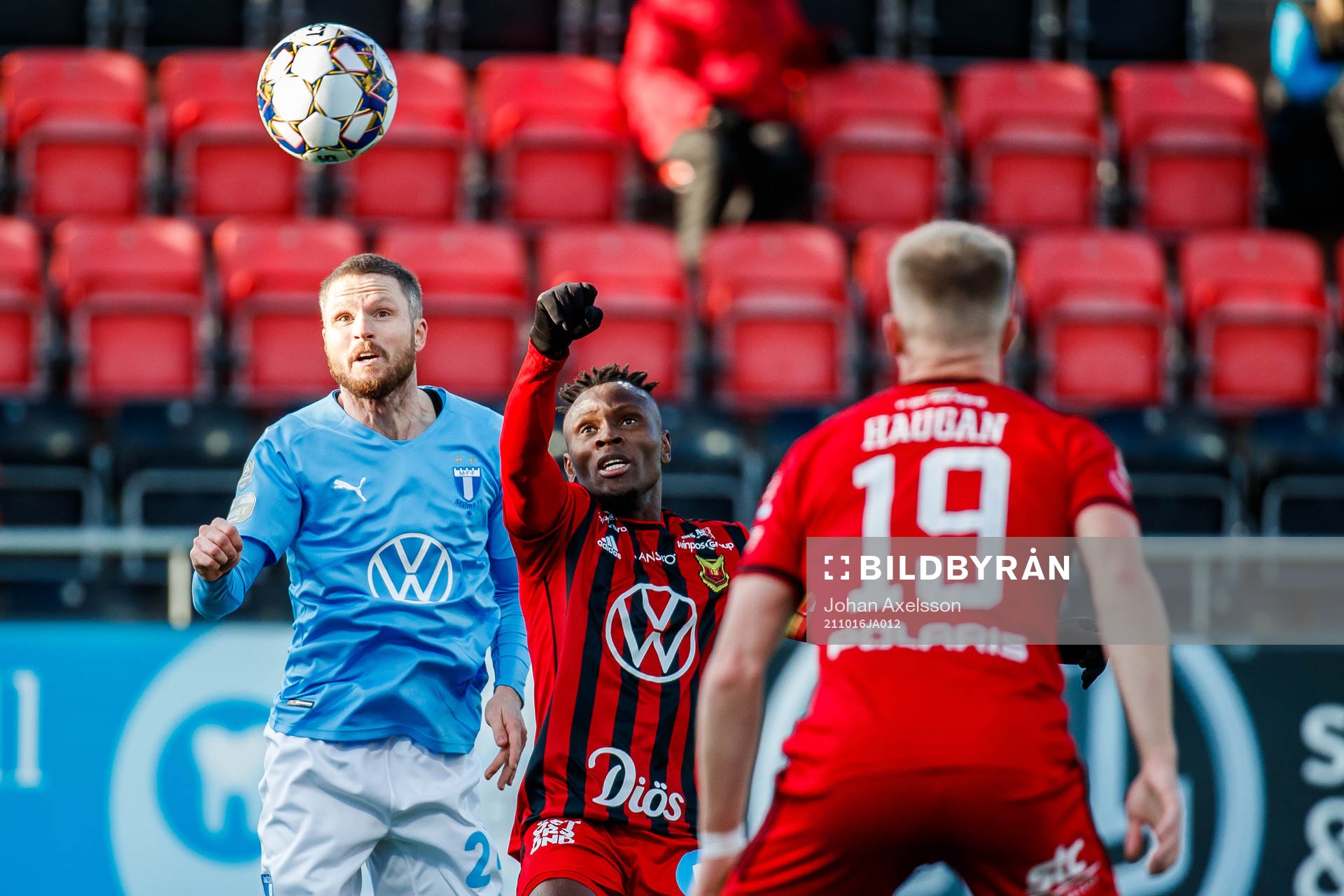 Malmö FFs Lasse Nielsen och Östersunds Samuel Mensiro
