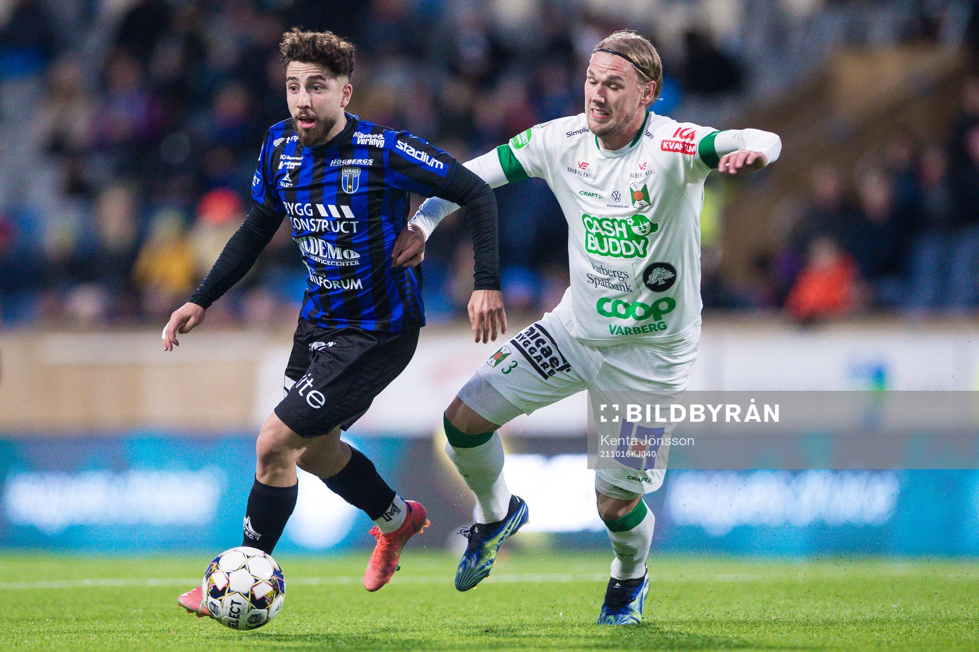 Sirius Moustafa Zeidan och Varbergs Hampus Zachrisson