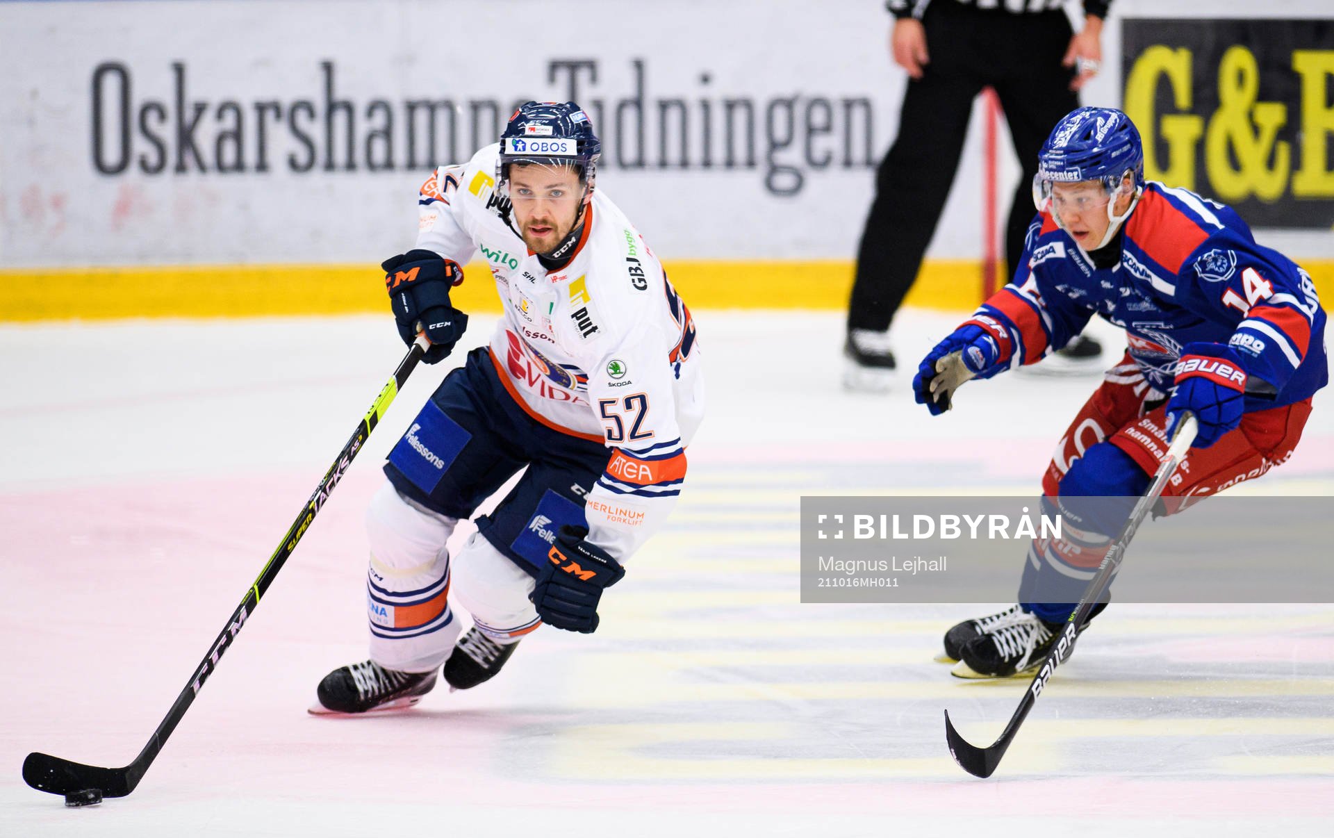 Växjös Arvid Lundberg och Oskarshamns Mikkel Øby Olsen