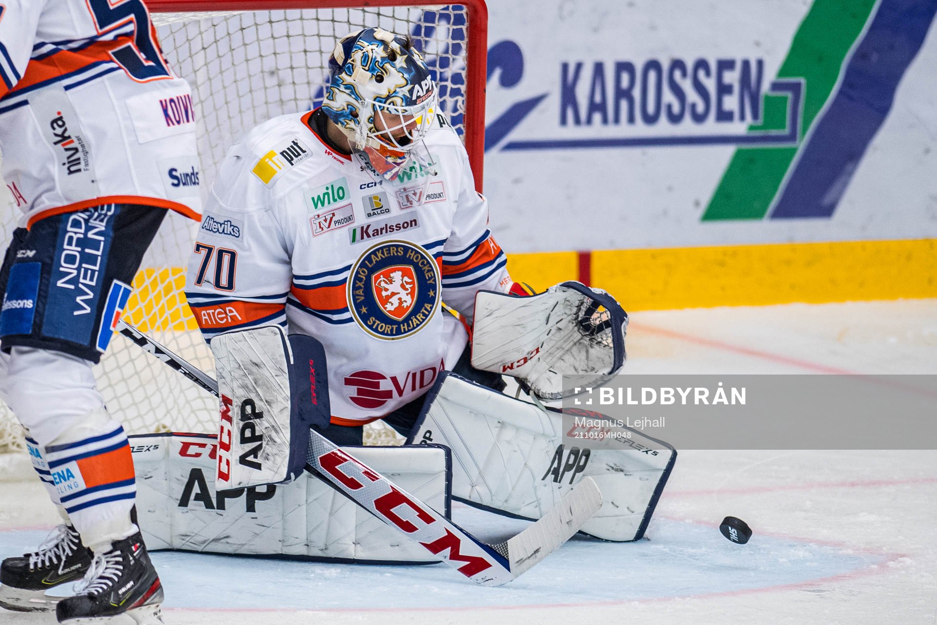Växjös målvakt Adam Åhman