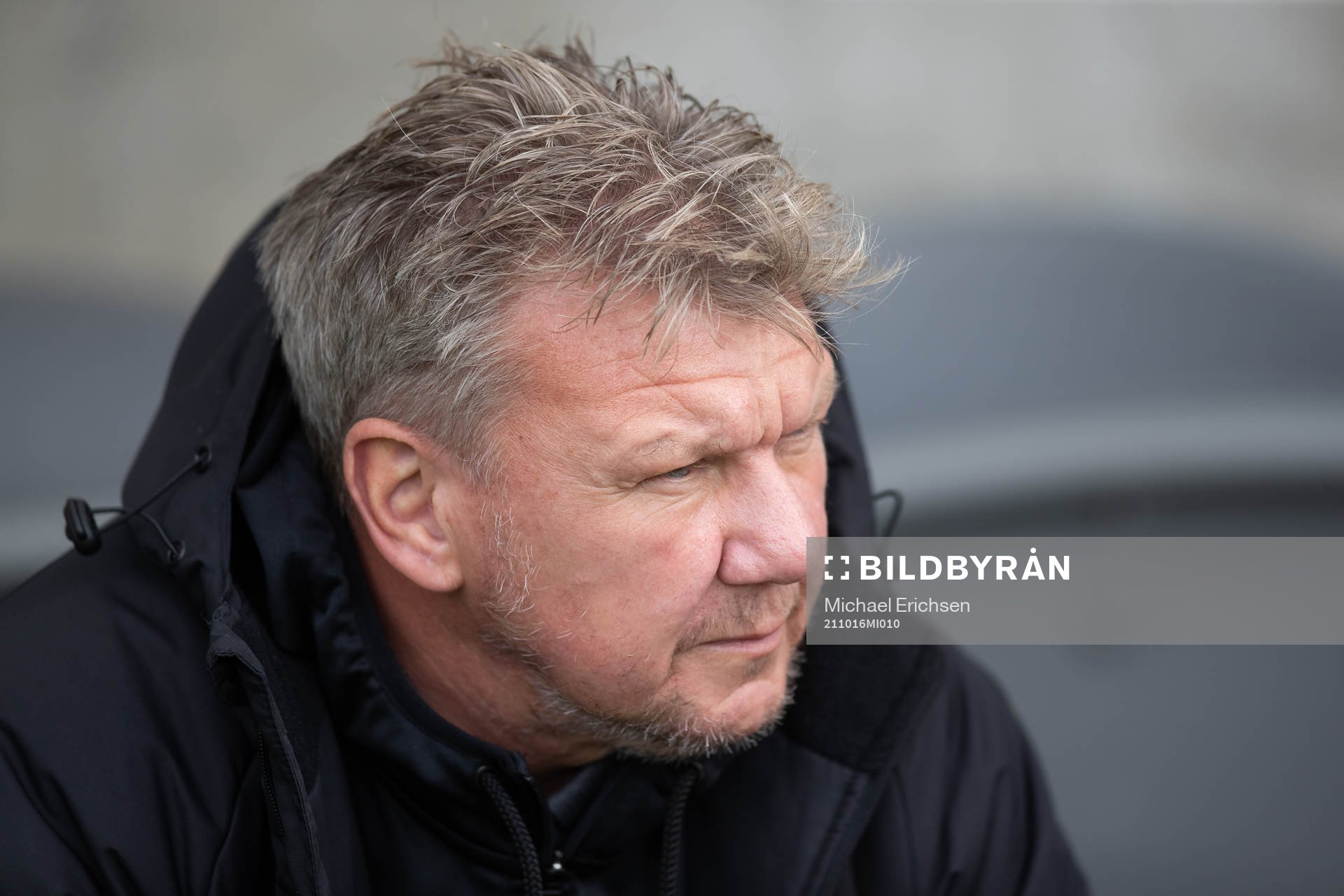 GAIS assisterande tränare Jörgen Ericson under fotbollsmatchen i Superettan mellan GAIS och Värnamo den 16 oktober 2021 i Göteborg. 