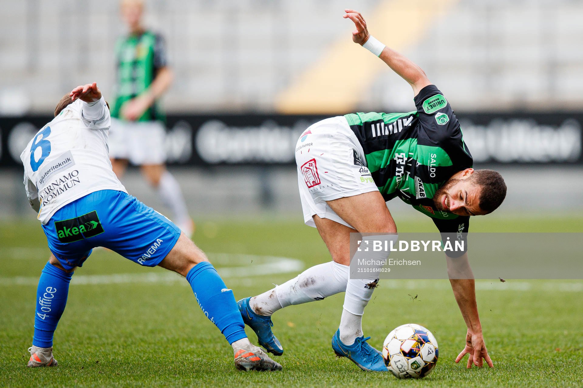 Värnamos William Kenndal och GAIS Malkolm Moenza