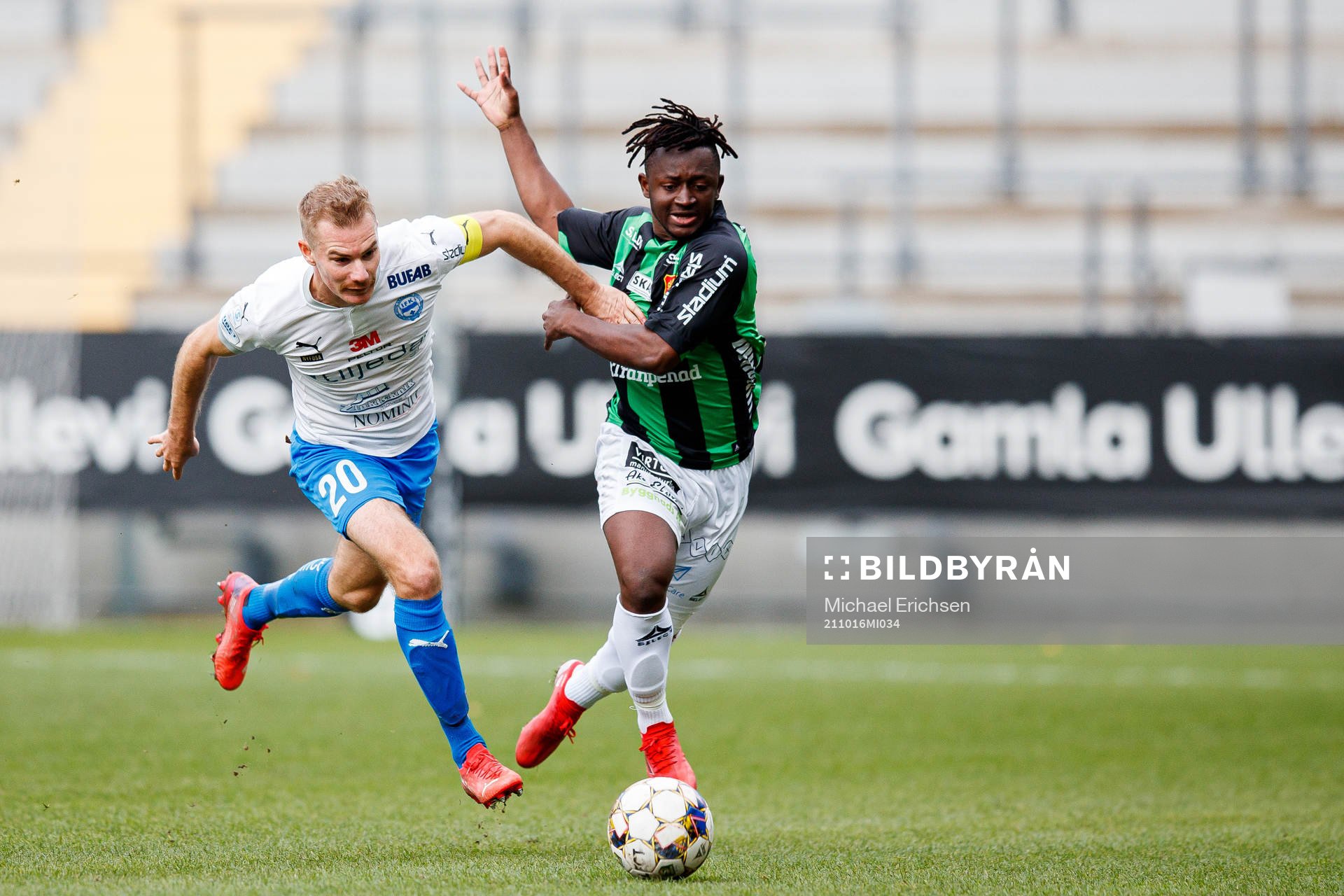 Värnamos Freddy Winsth och GAIS Michael Kargbo