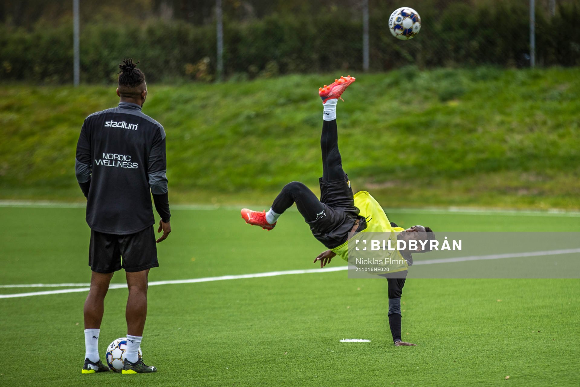 Häckens Franklin Tebo och Yannick Armel Assiedou Adjoumani