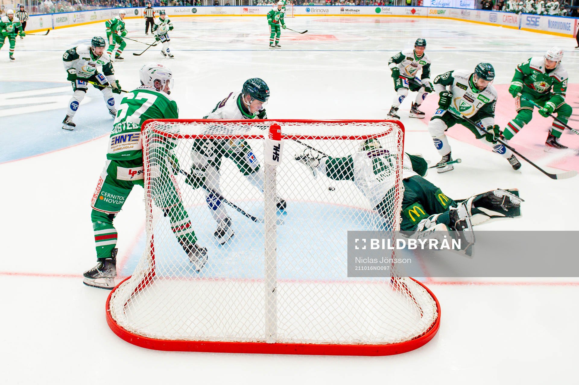 Färjestads målvakt Henrik Haukeland