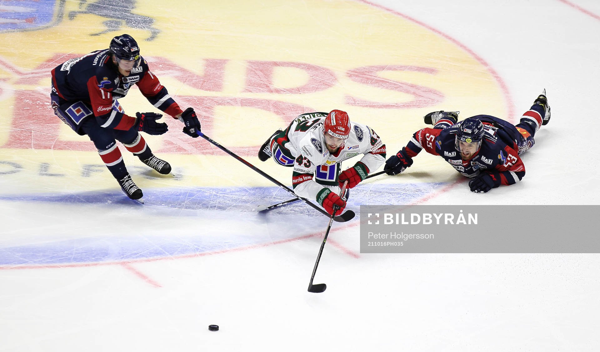 Linköpings Henrik Törnqvist och Eddie Larsson samt