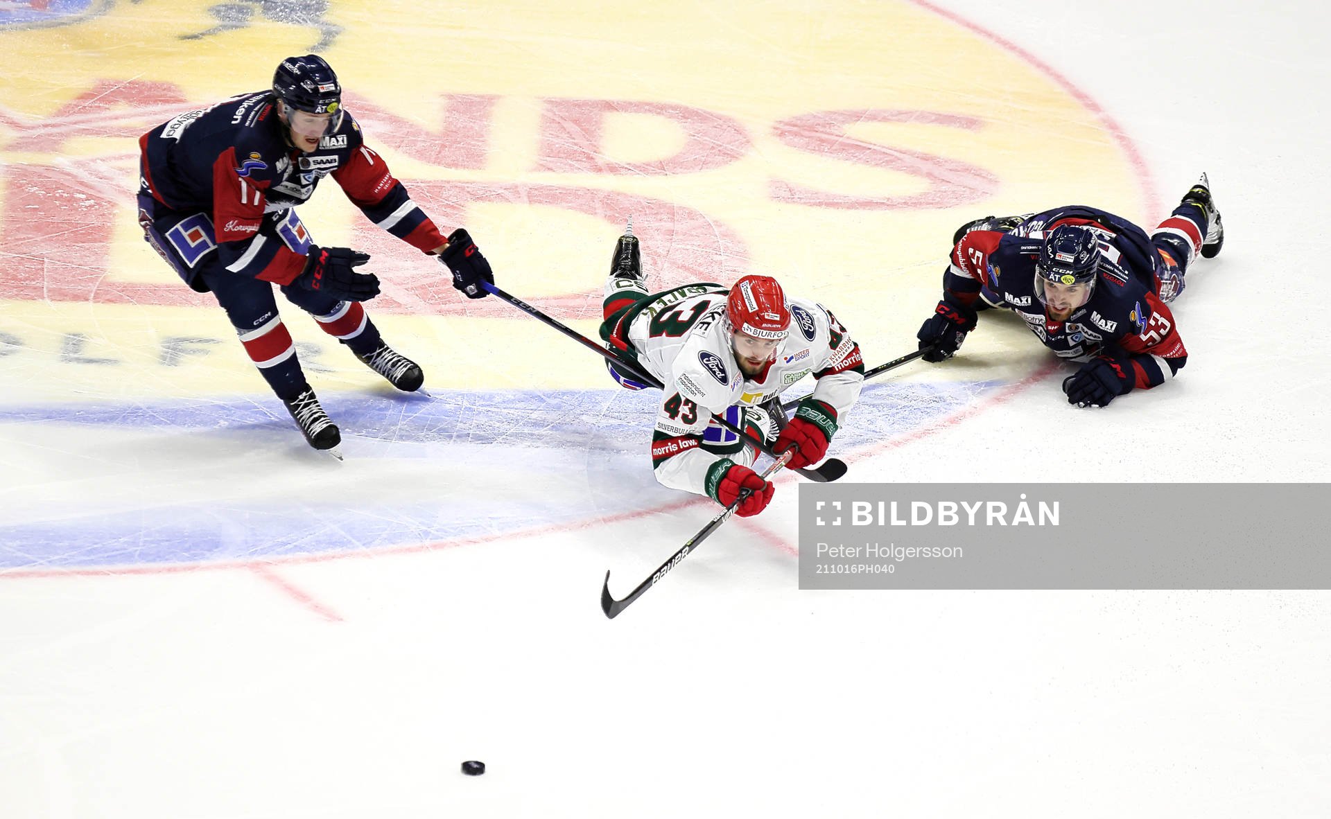 Linköpings Henrik Törnqvist och Eddie Larsson samt