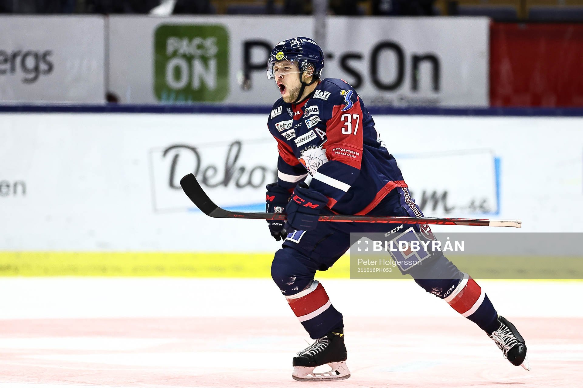 Linköpings Jesper Pettersson jublar