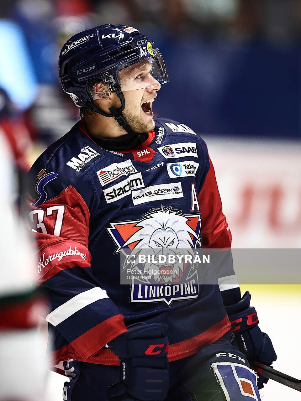 Linköpings Jesper Pettersson jublar