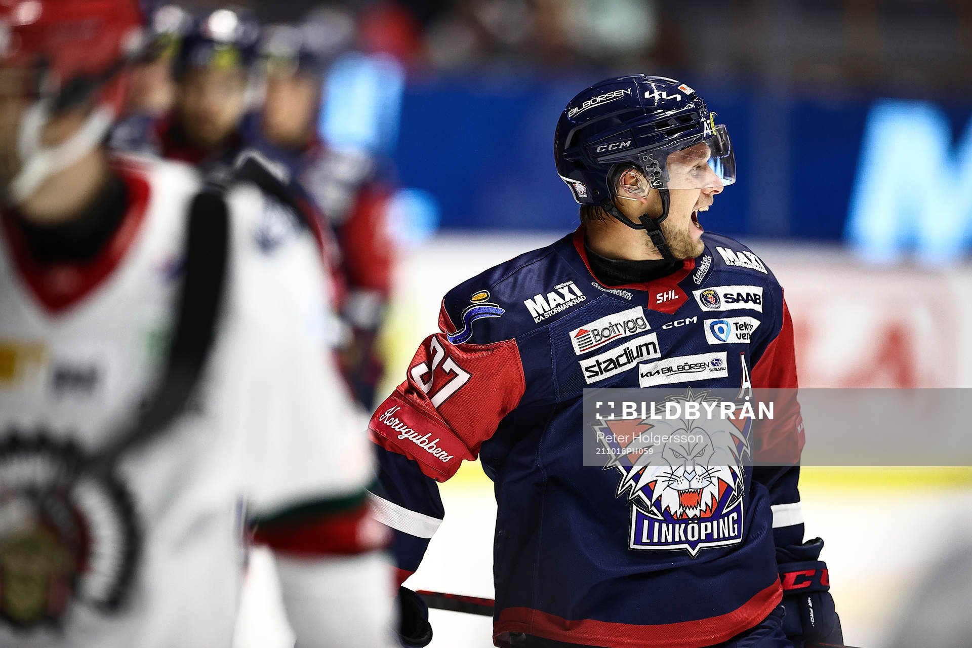 Linköpings Jesper Pettersson jublar