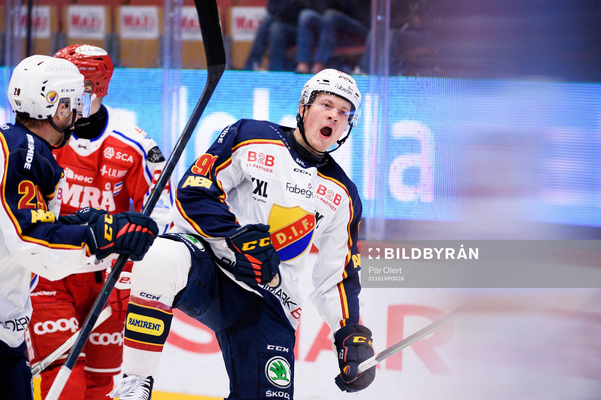 Djurgårdens Linus Andersson jublar