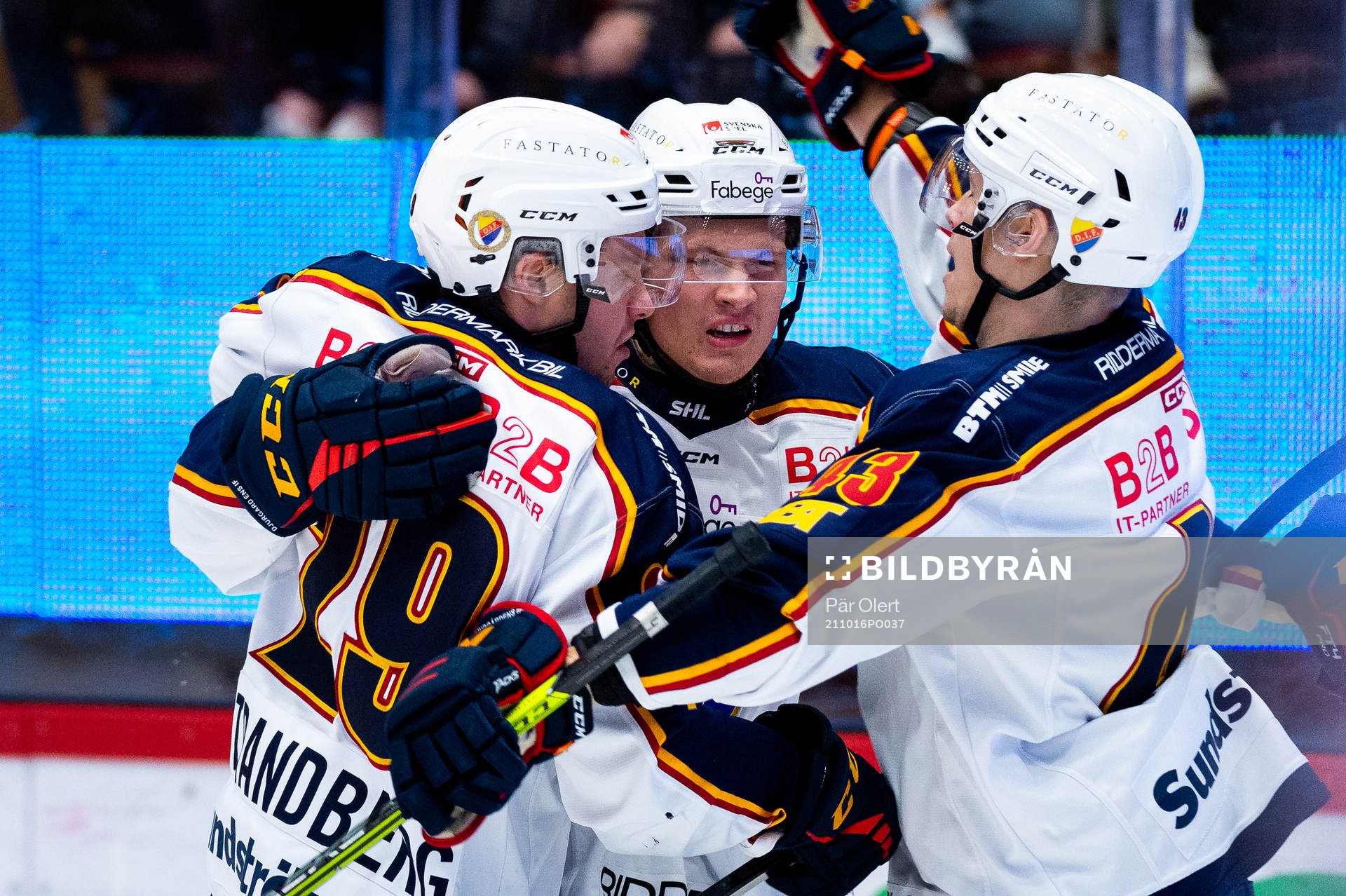 Djurgårdens Linus Andersson jublar