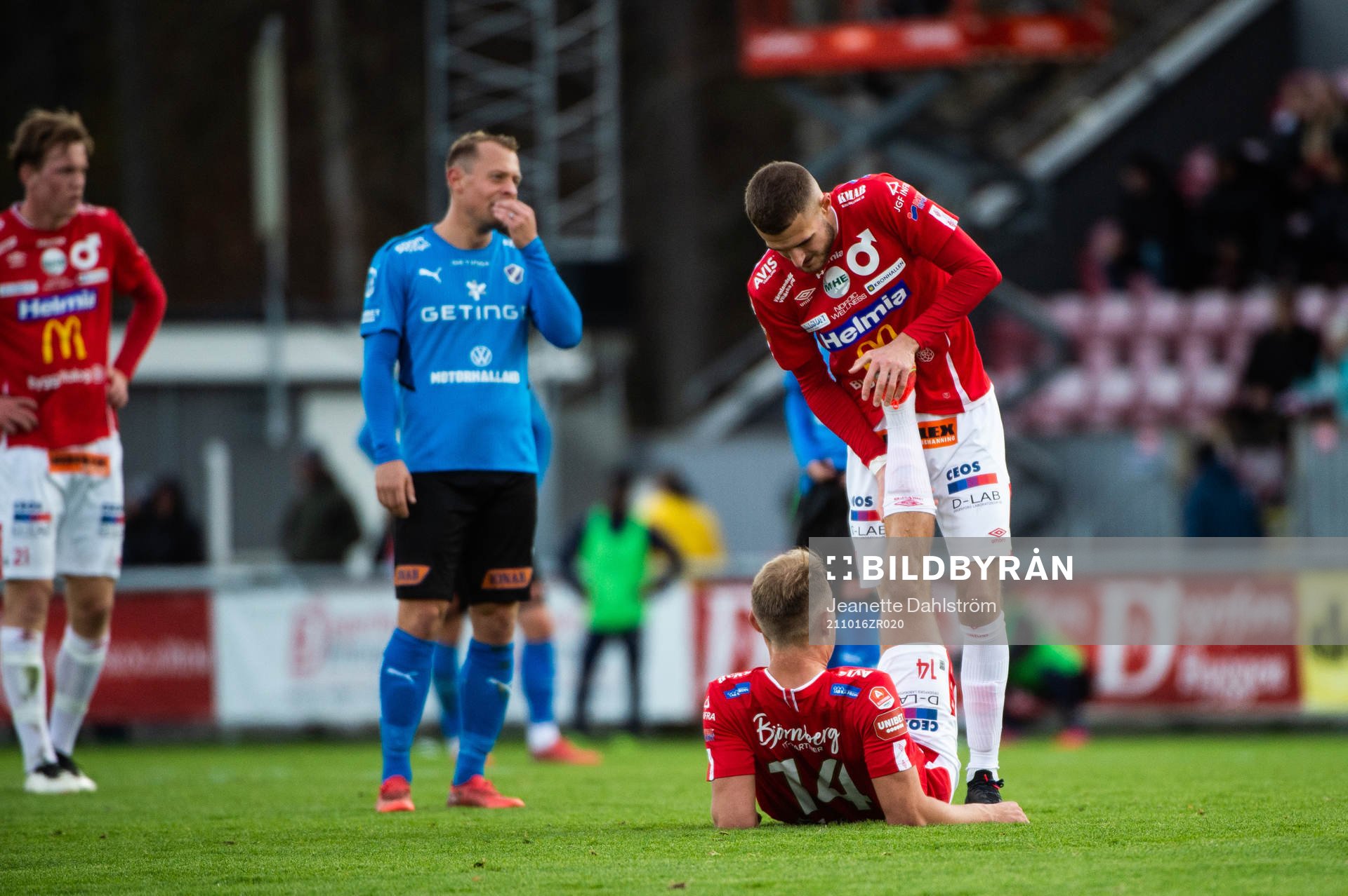 Degerfors Villiam Dahlström och Degerfors Christos Gravius
