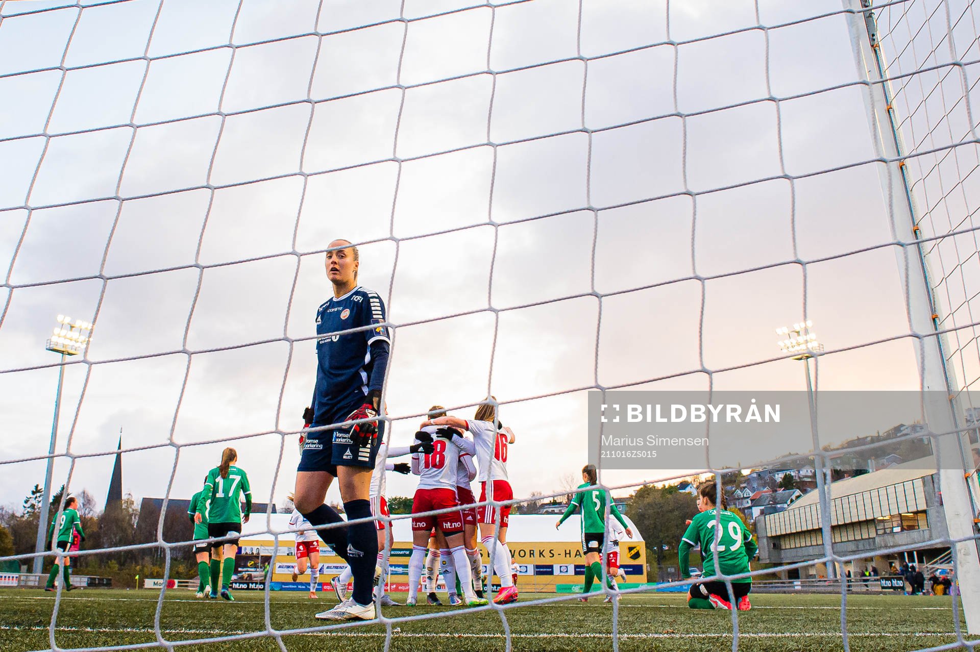 Goalkeeper Ingvild Thynes Villa and Naina Maria Inauen of