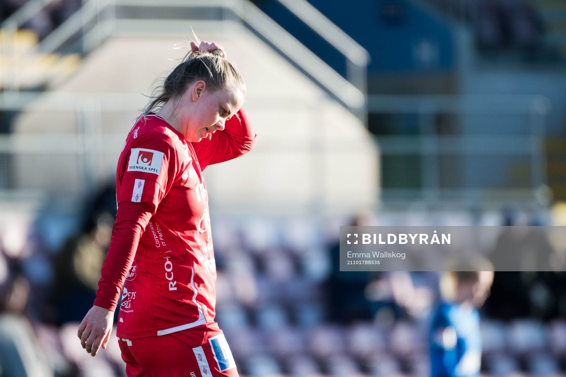 Örebros Berglind Ros Augustdottir deppar