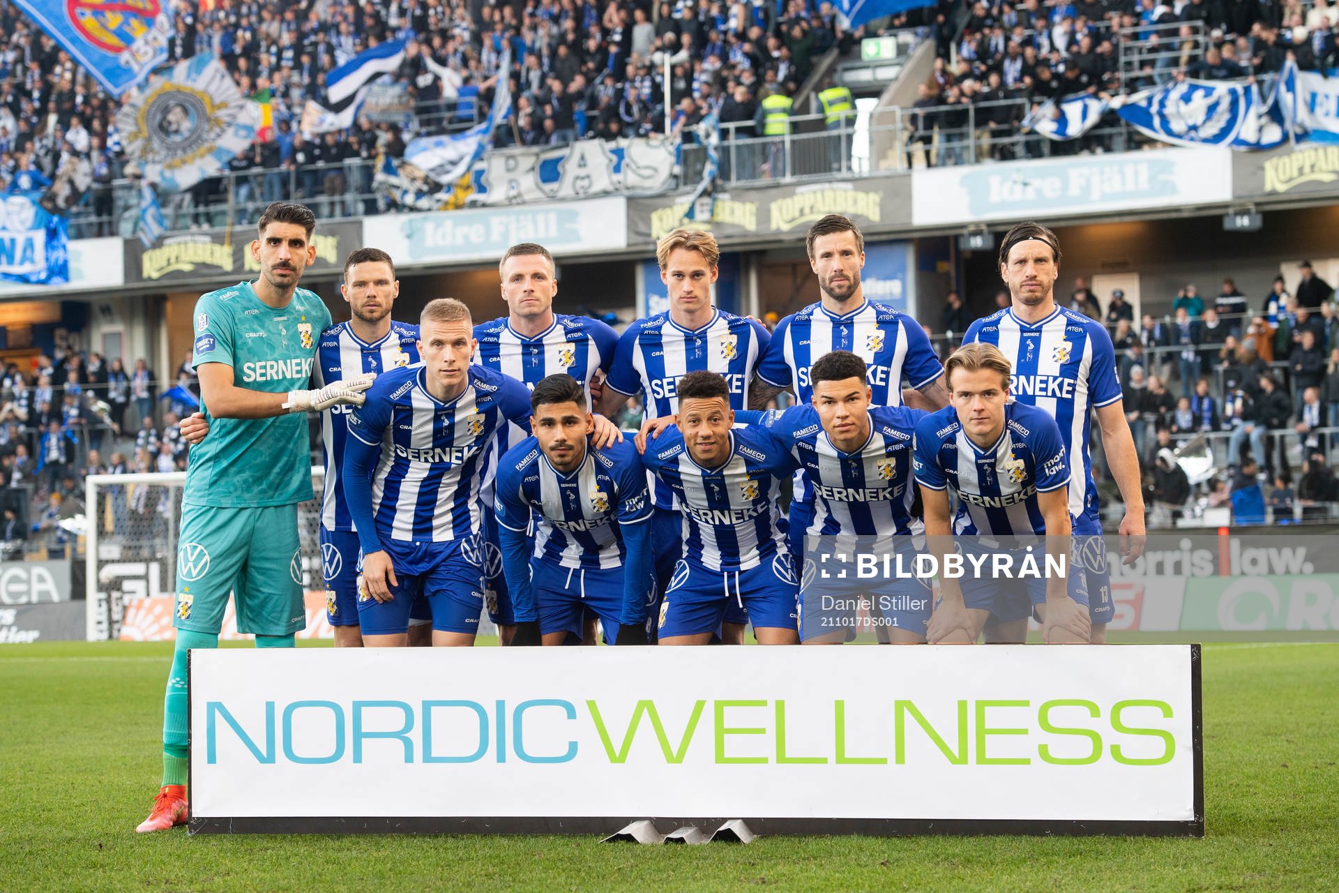 målvakt Giannis Anestis, Marcus Berg, Calle Johansson,